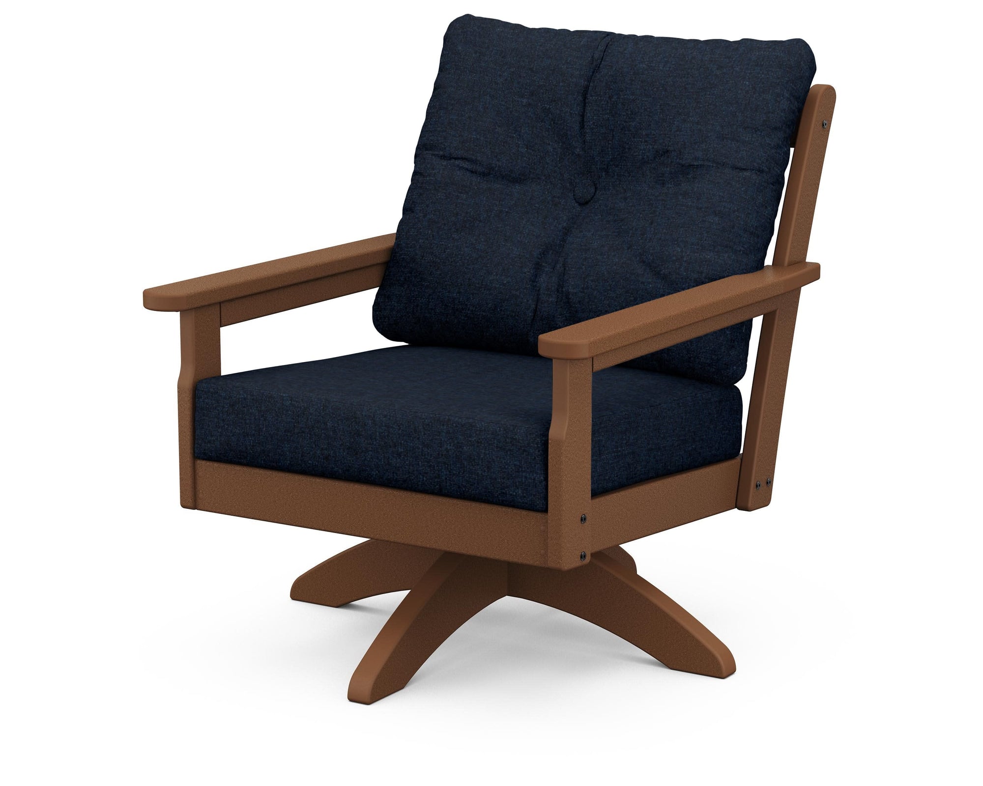 Polywood Vineyard Deep Seating Swivel Chair