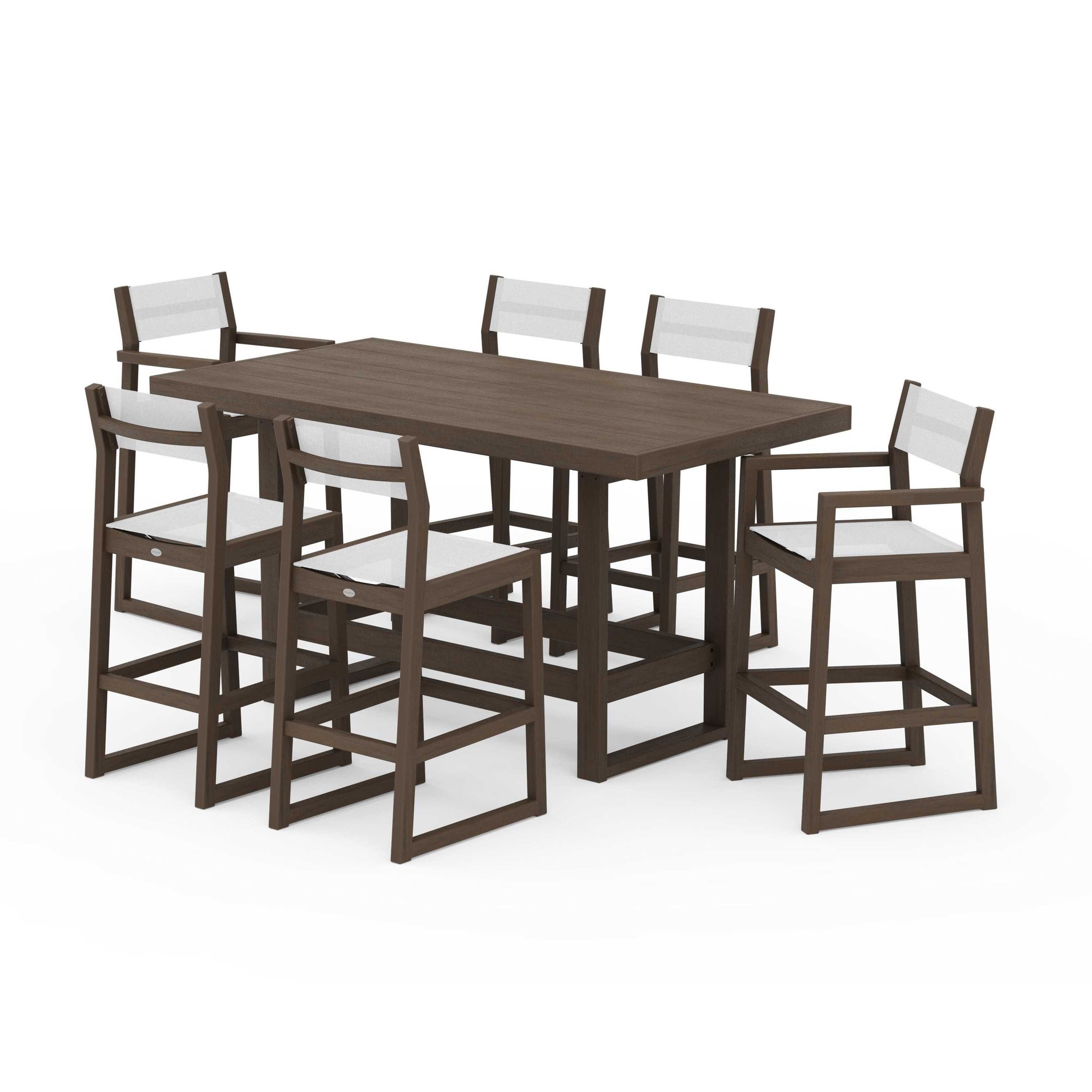 EDGE Sling 7-Piece Bar Table Set