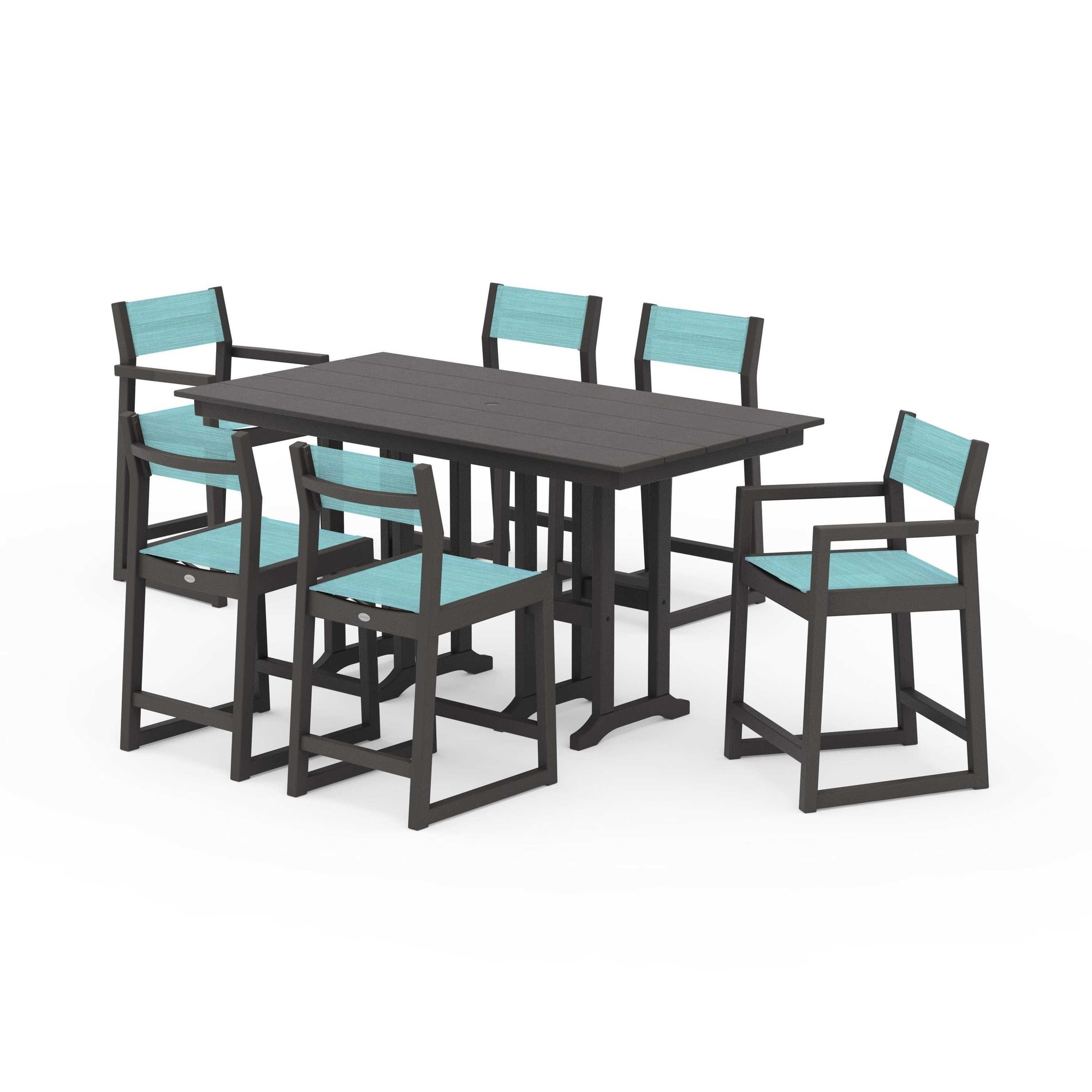 EDGE Sling 7-Piece Farmhouse Counter Set