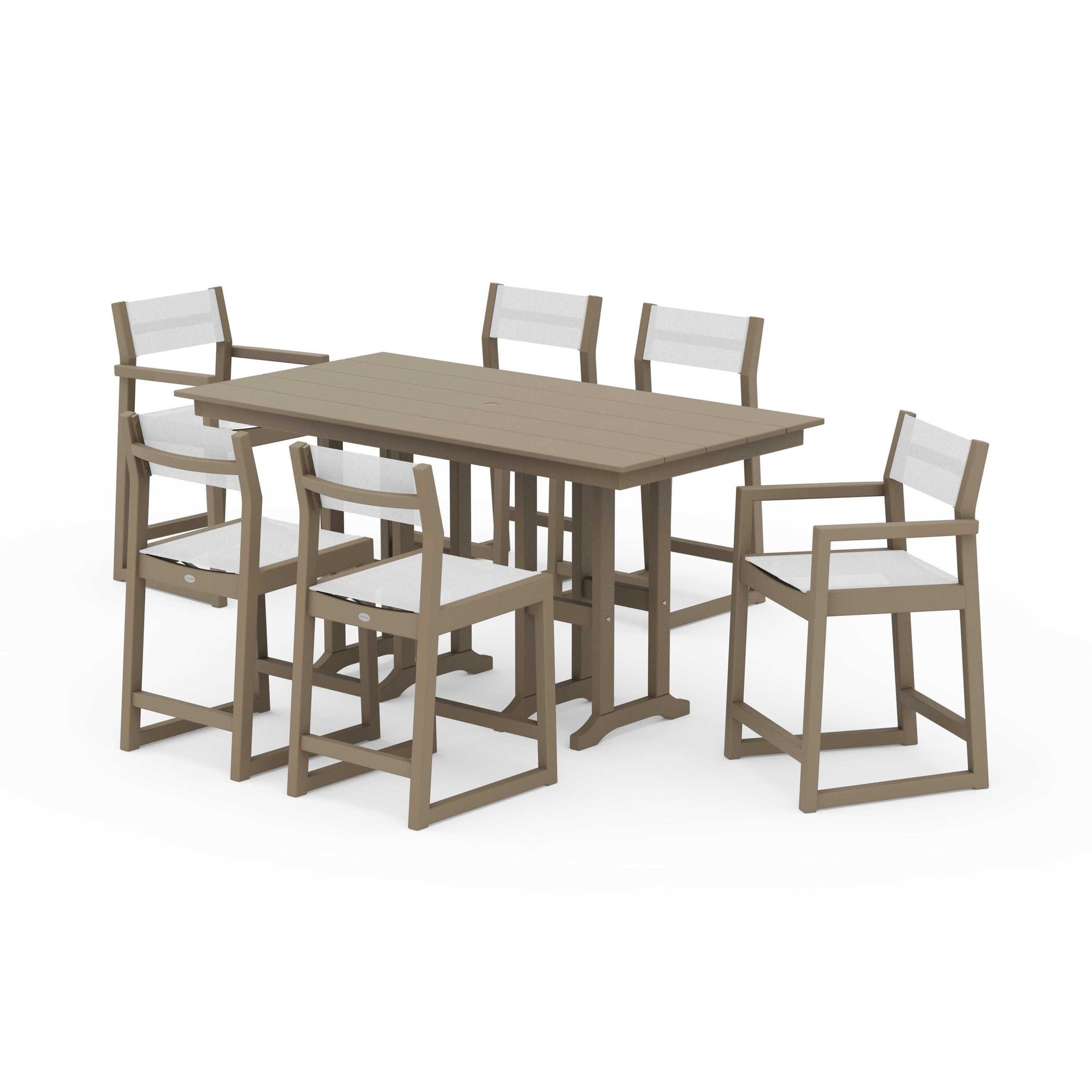 EDGE Sling 7-Piece Farmhouse Counter Set