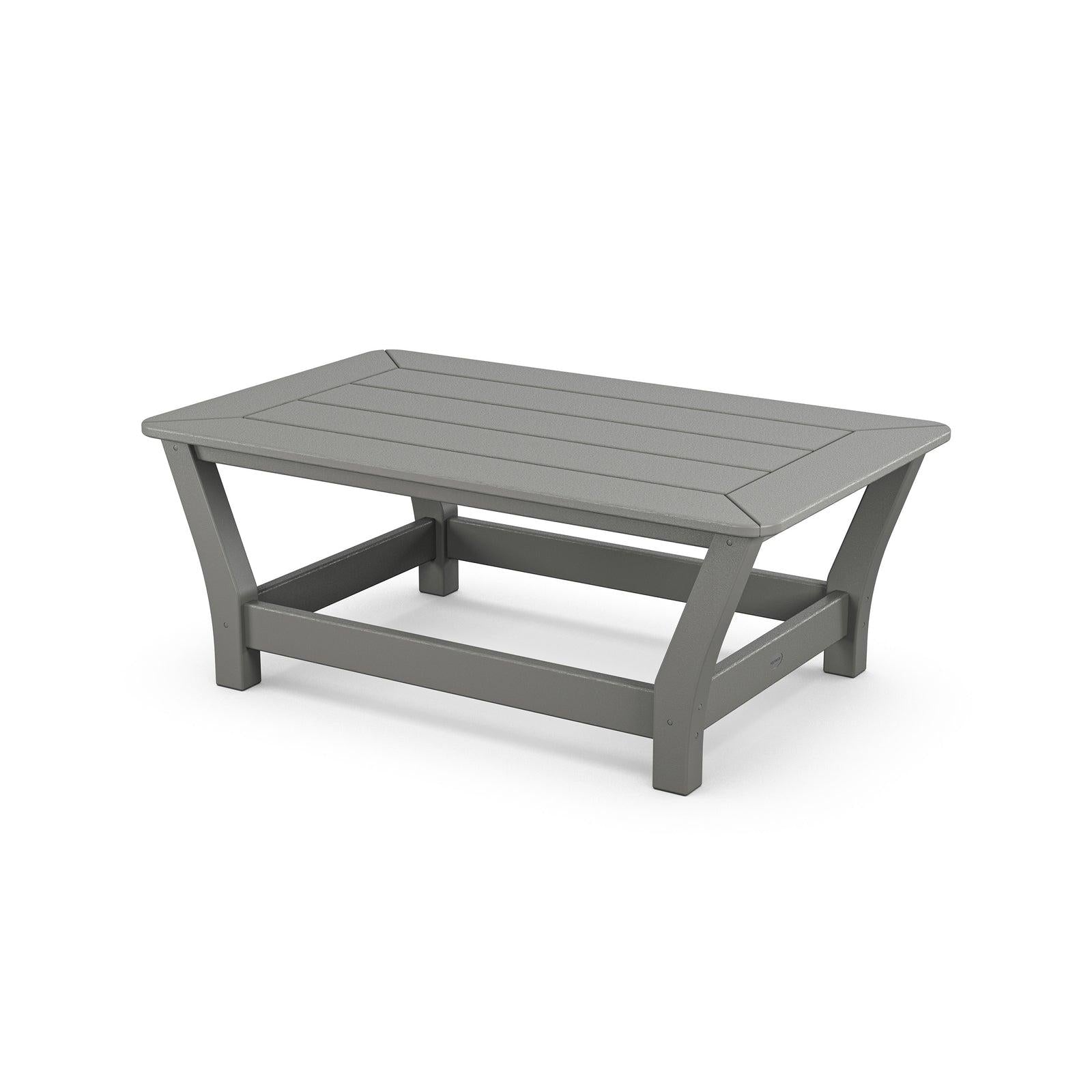 Polywood Harbour Slat Coffee Table - Select Two-Tone