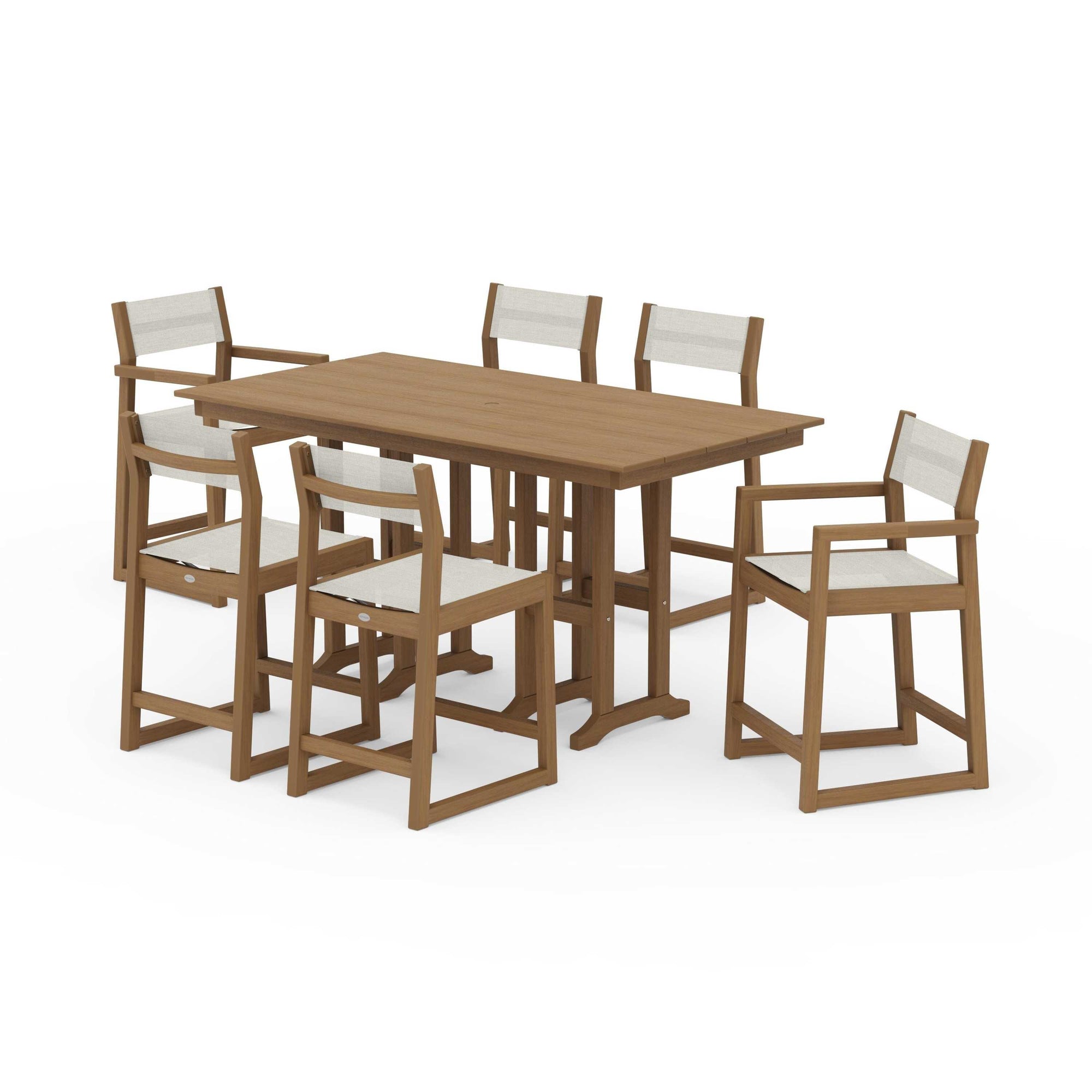 EDGE Sling 7-Piece Farmhouse Counter Set