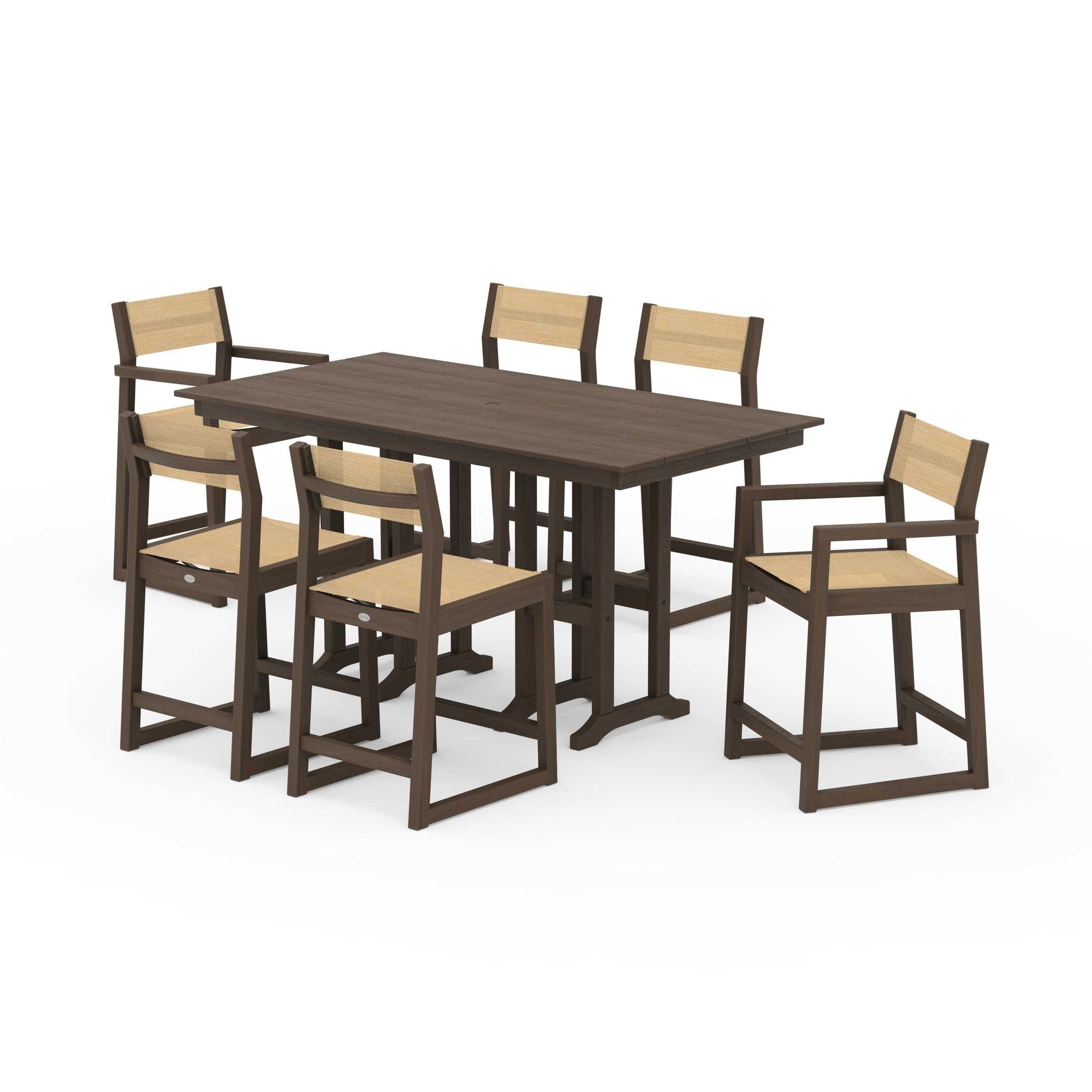 EDGE Sling 7-Piece Farmhouse Counter Set