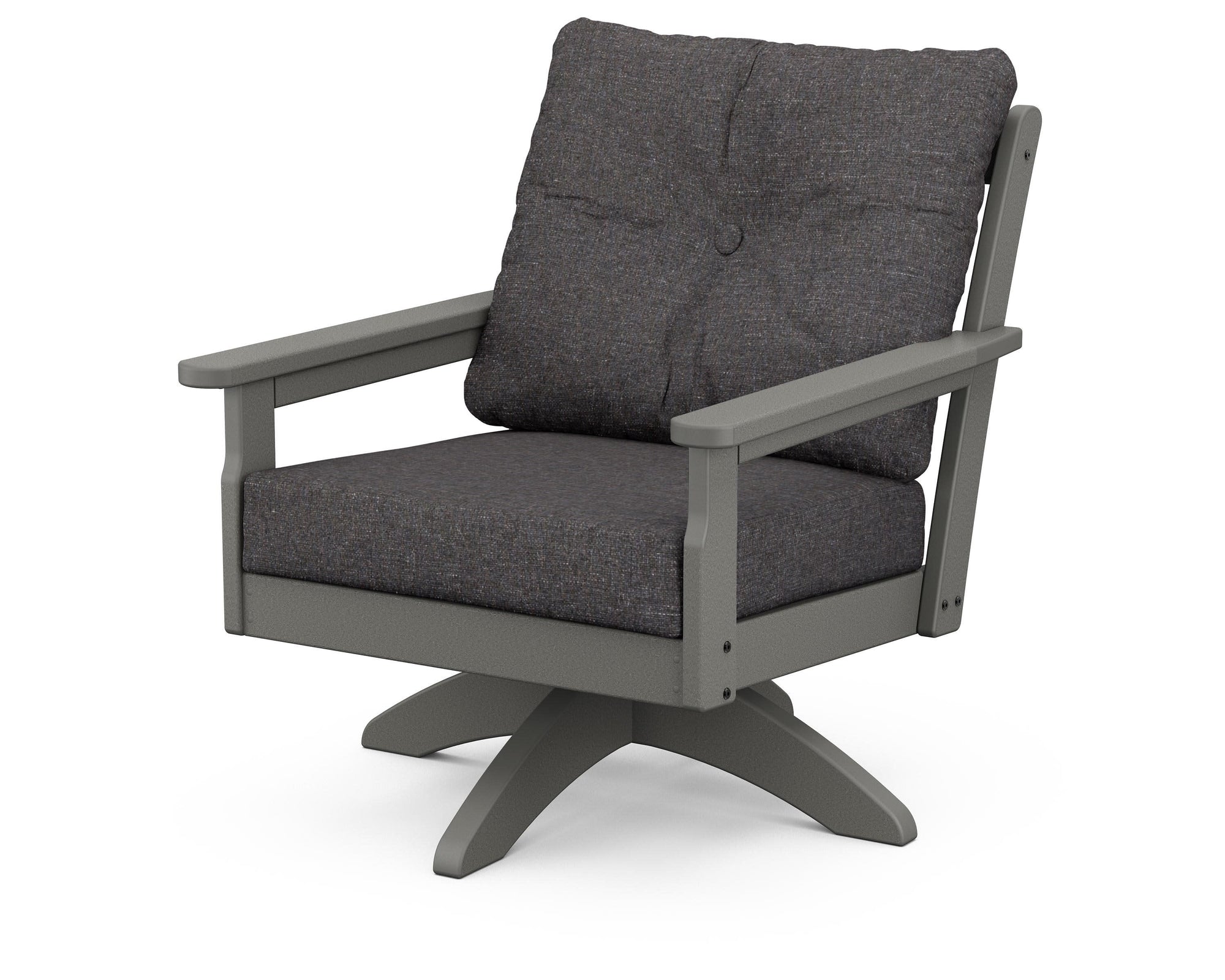 Polywood Vineyard Deep Seating Swivel Chair