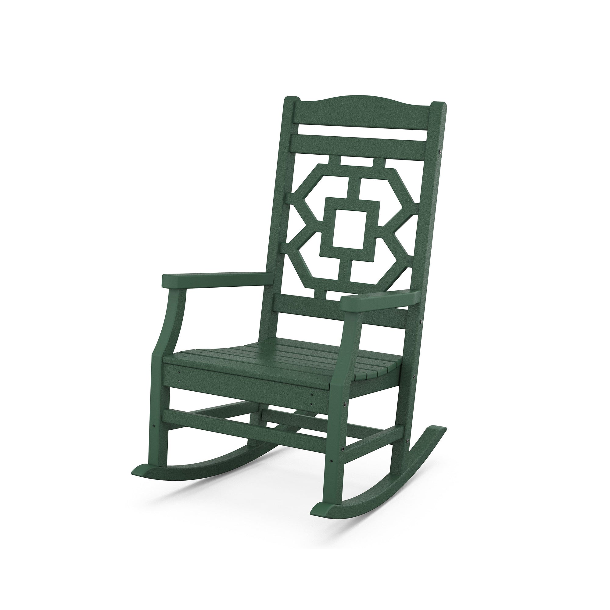 Polywood Chinoiserie Rocking Chair