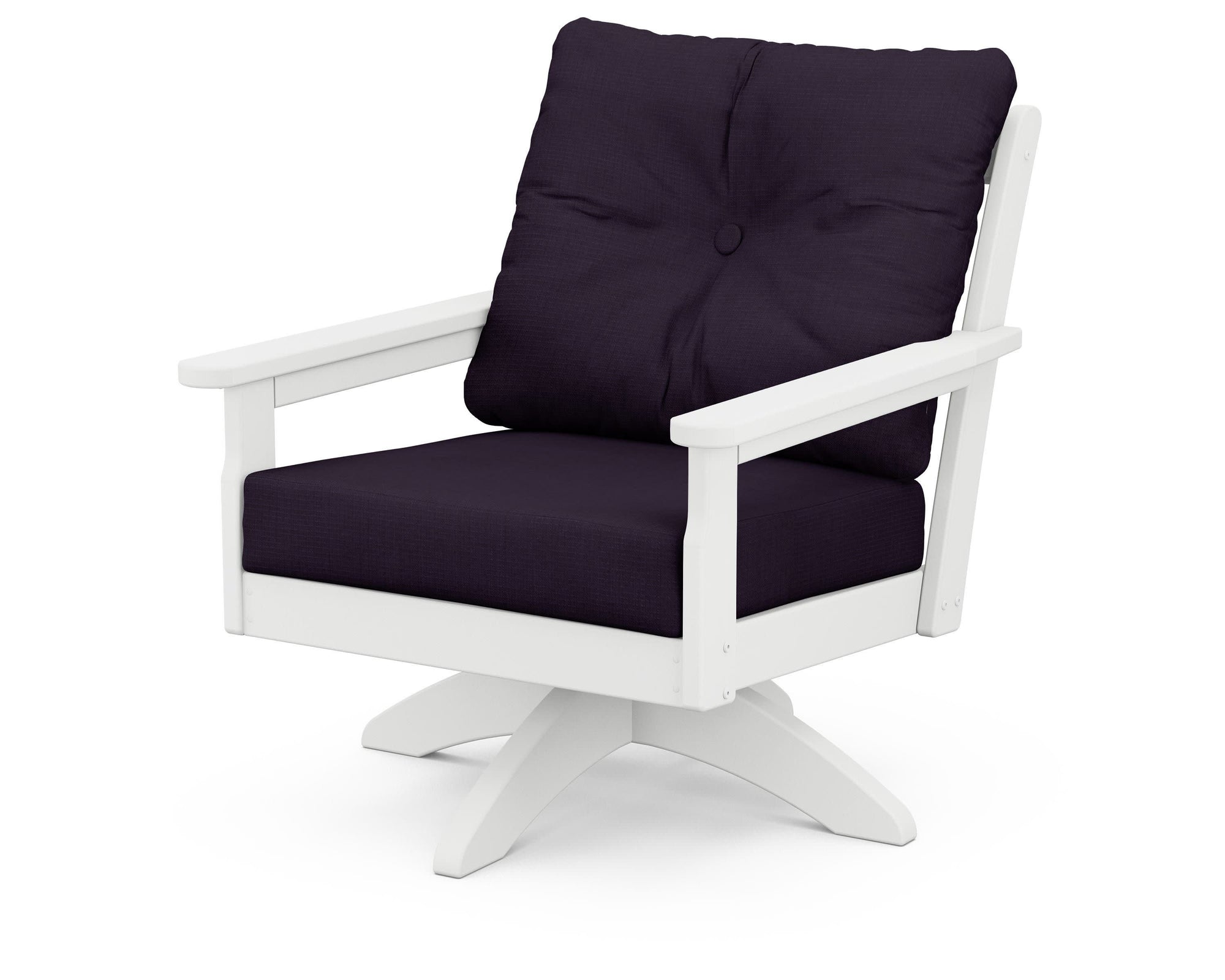 Polywood Vineyard Deep Seating Swivel Chair