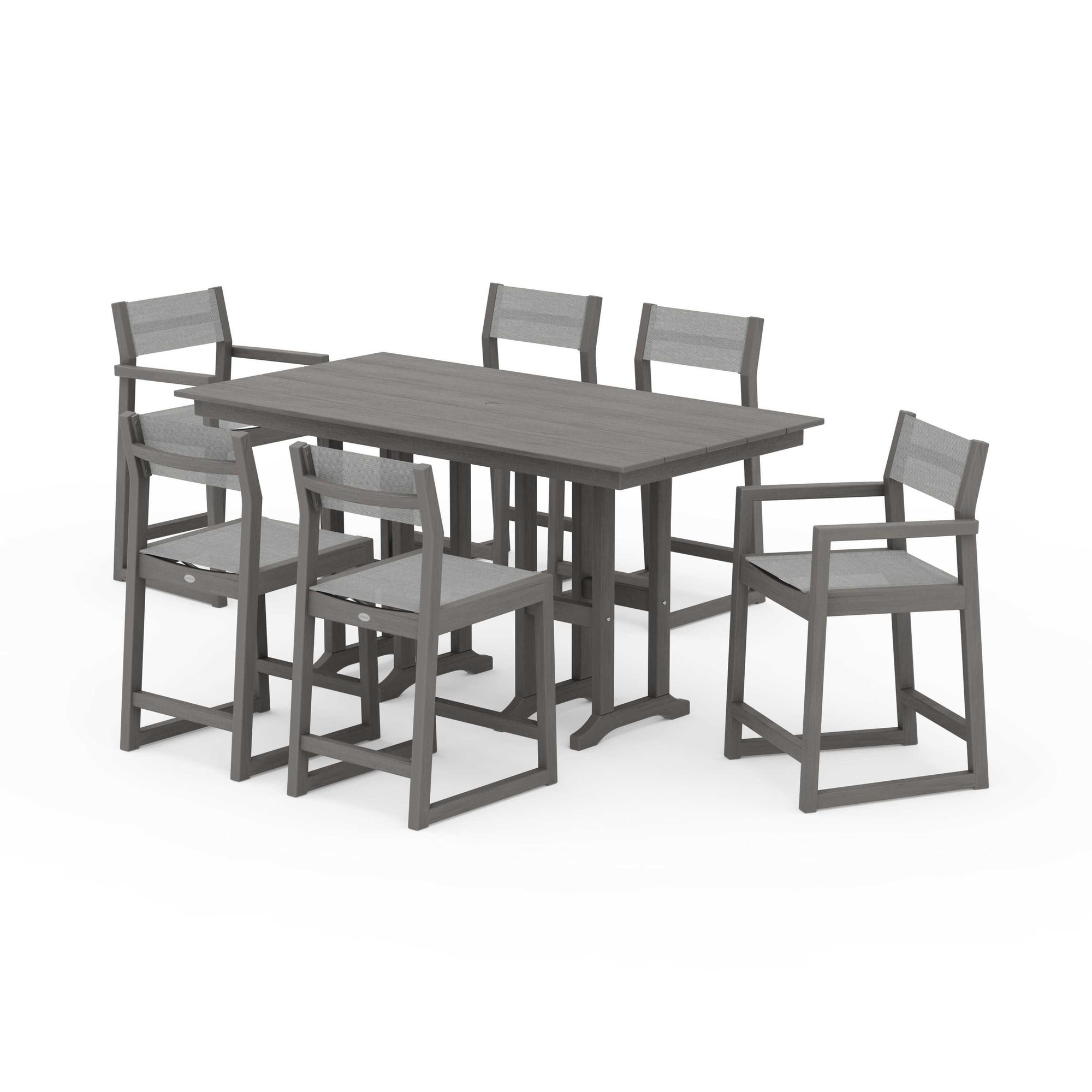 EDGE Sling 7-Piece Farmhouse Counter Set
