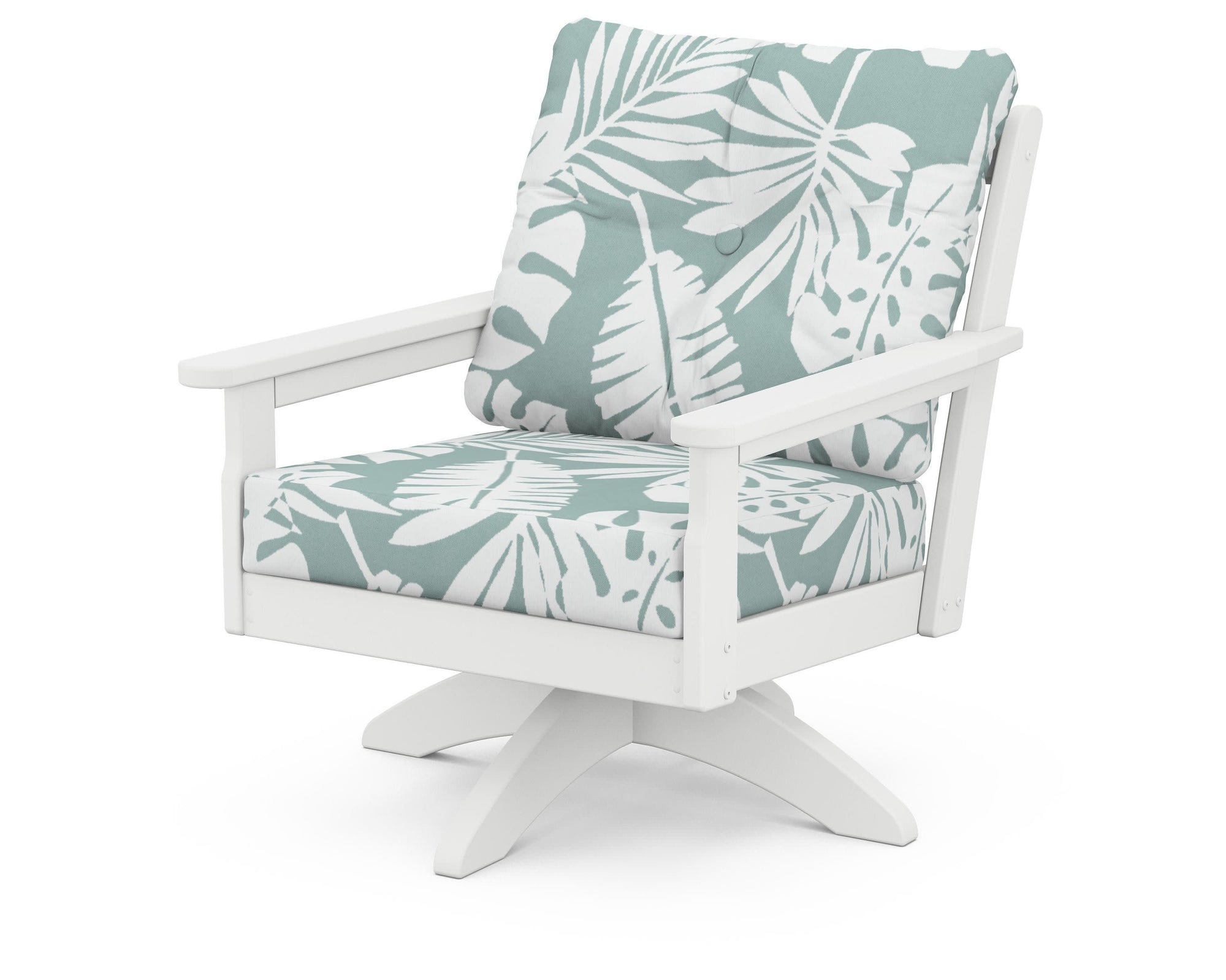 Polywood Vineyard Deep Seating Swivel Chair