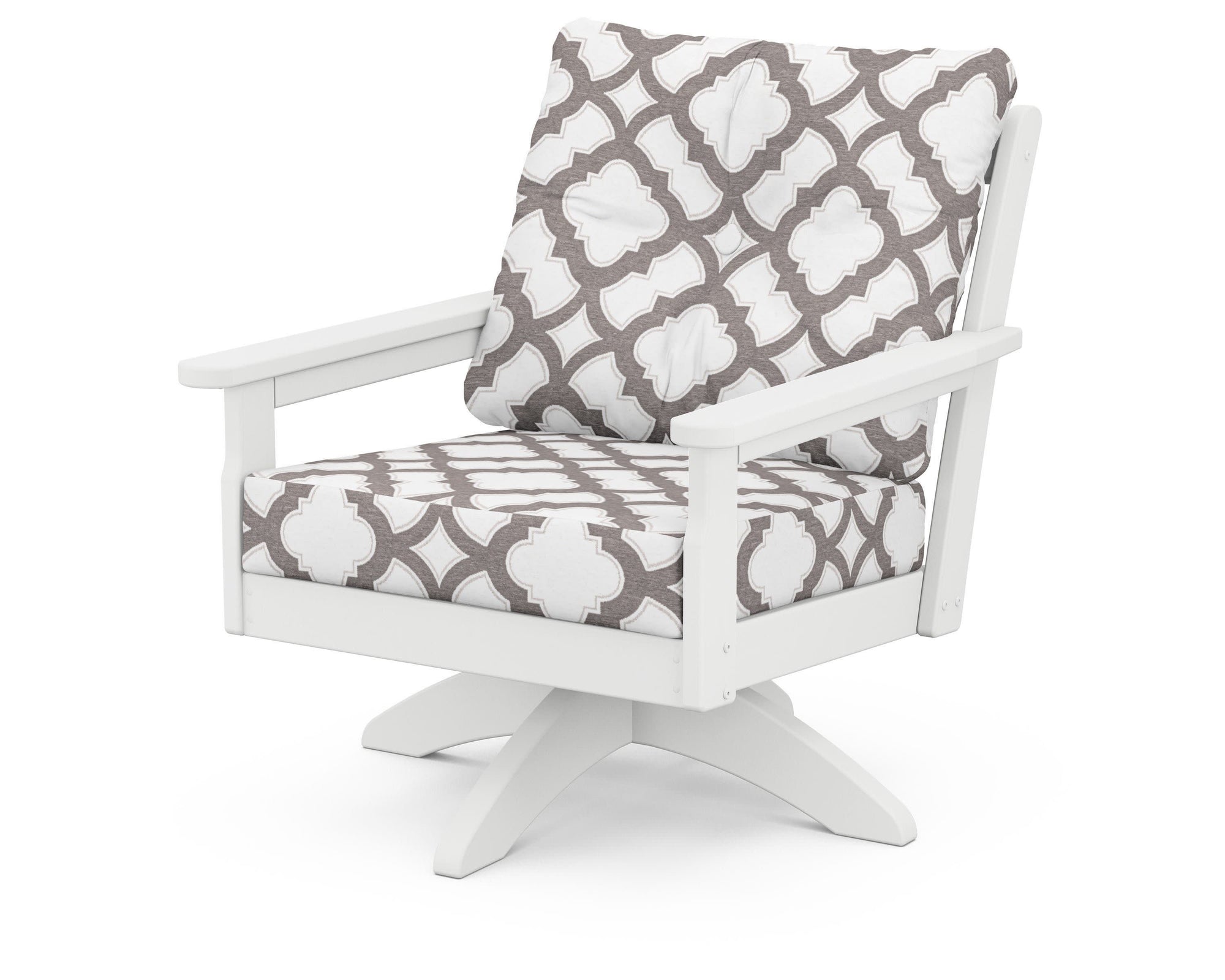 Polywood Vineyard Deep Seating Swivel Chair