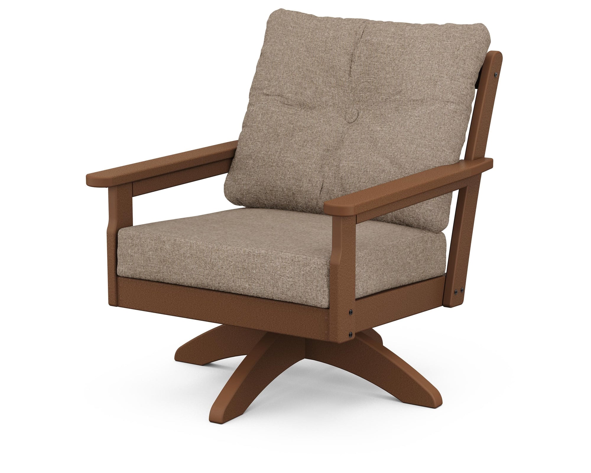 Polywood Vineyard Deep Seating Swivel Chair