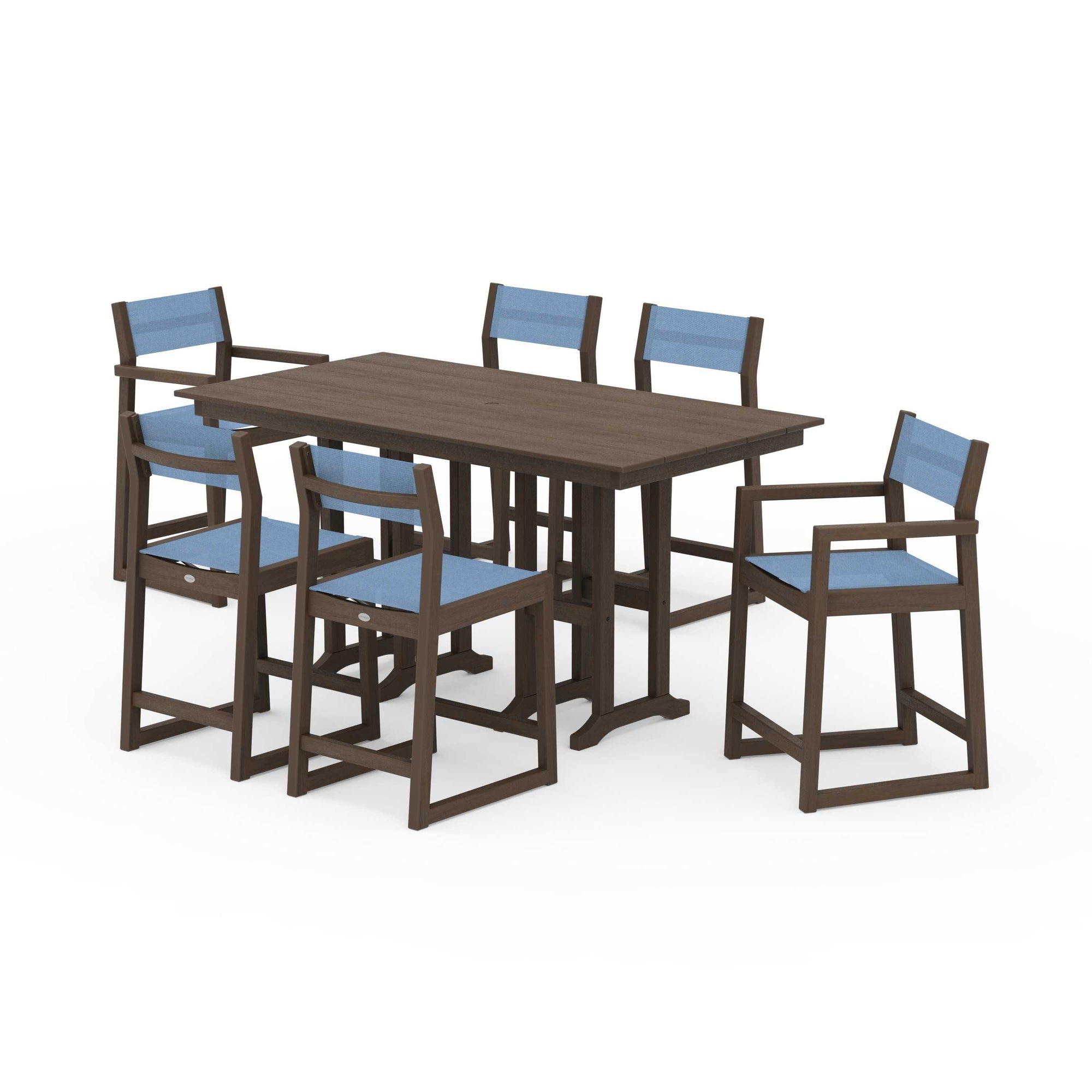 EDGE Sling 7-Piece Farmhouse Counter Set