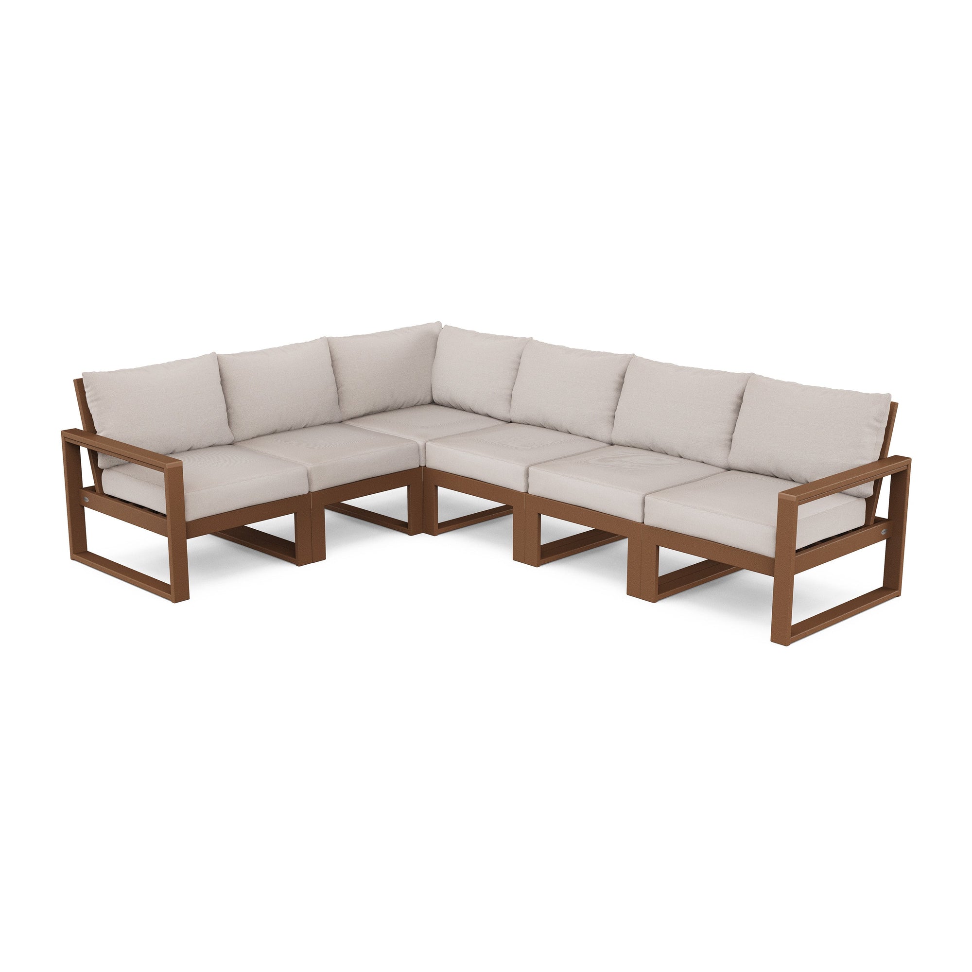 Polywood EDGE 6-Piece Modular Deep Seating Set