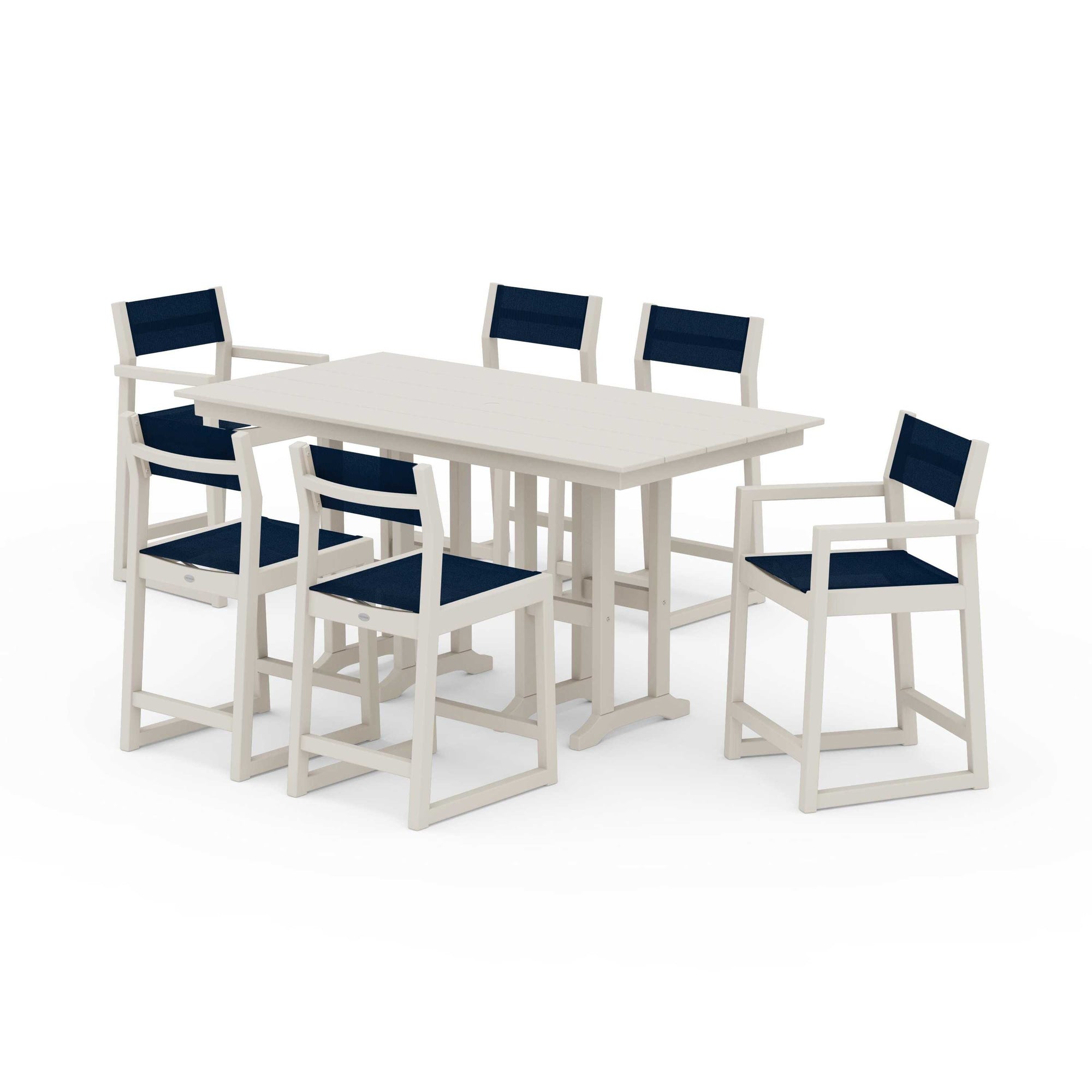 EDGE Sling 7-Piece Farmhouse Counter Set