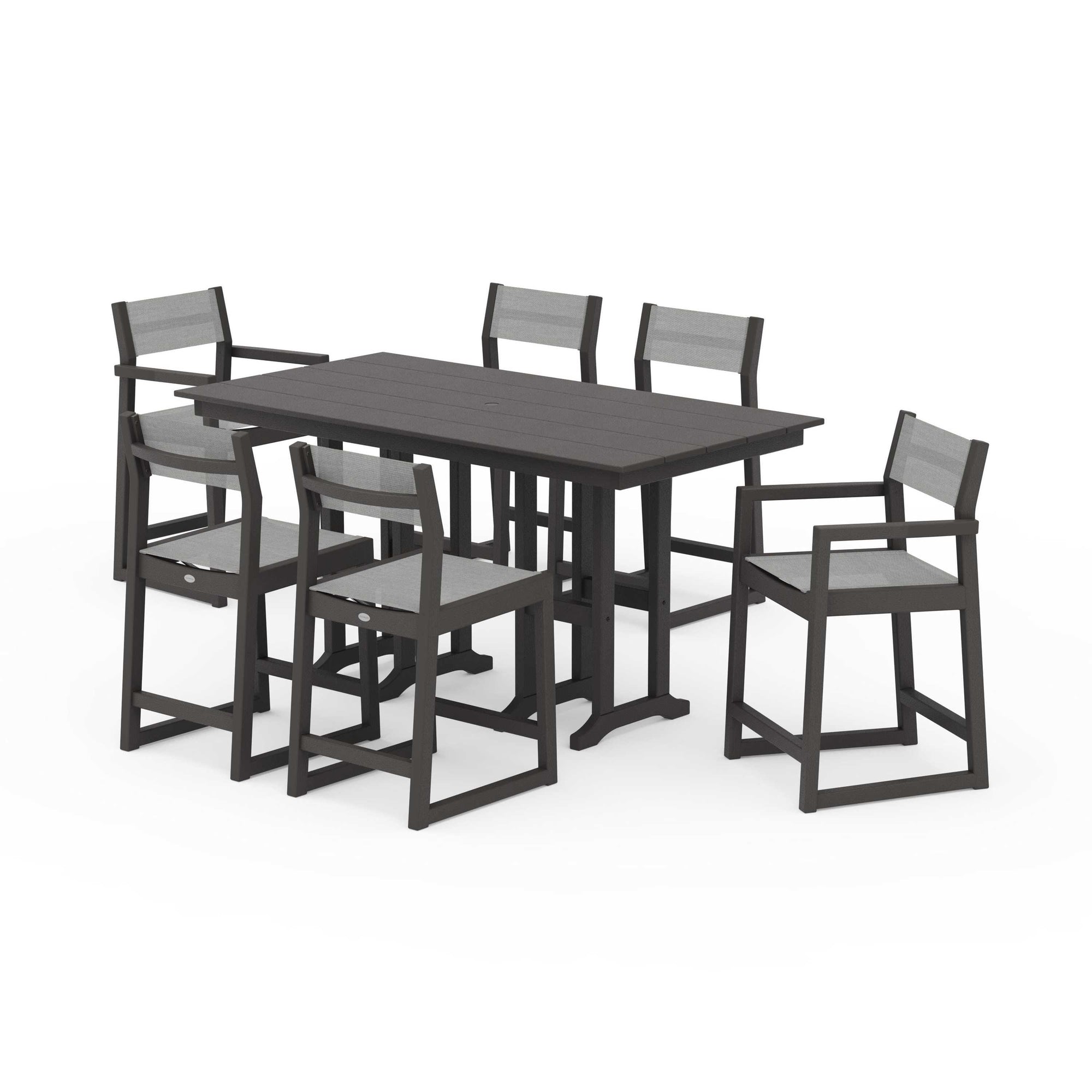 EDGE Sling 7-Piece Farmhouse Counter Set