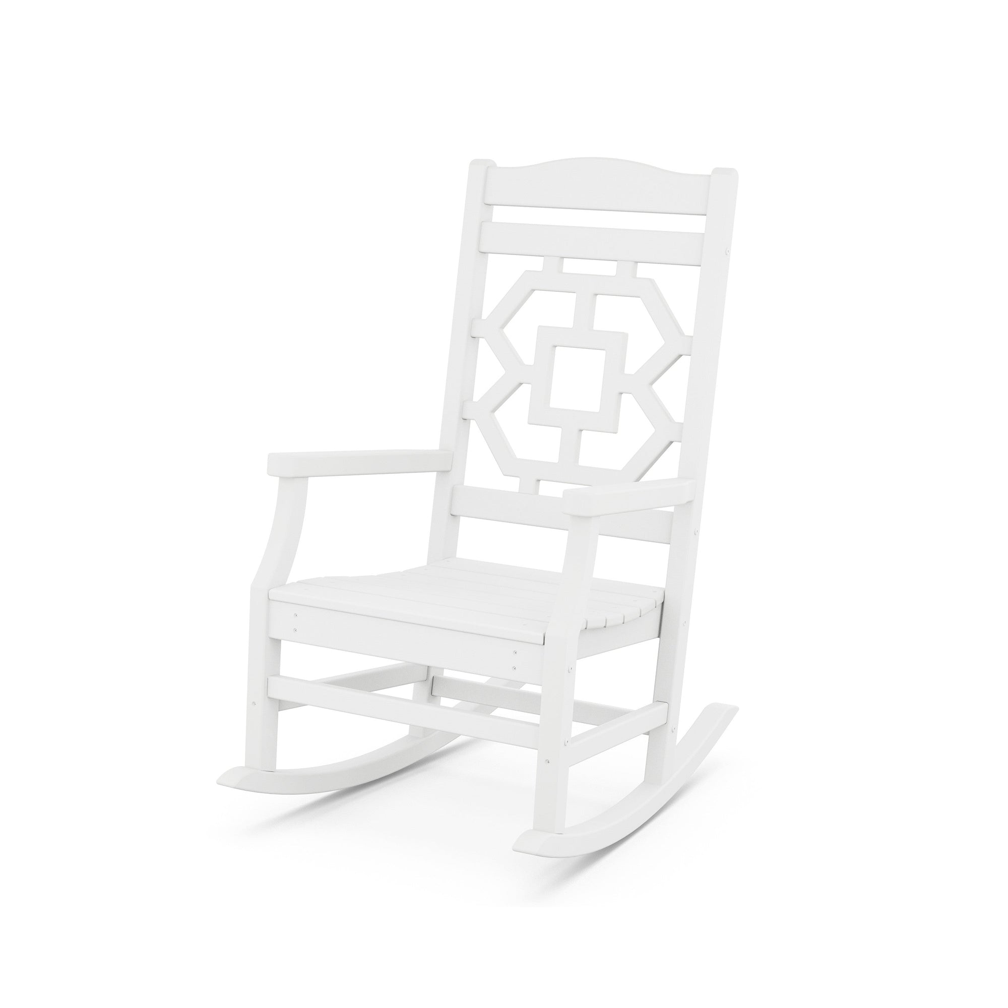 Polywood Chinoiserie Rocking Chair