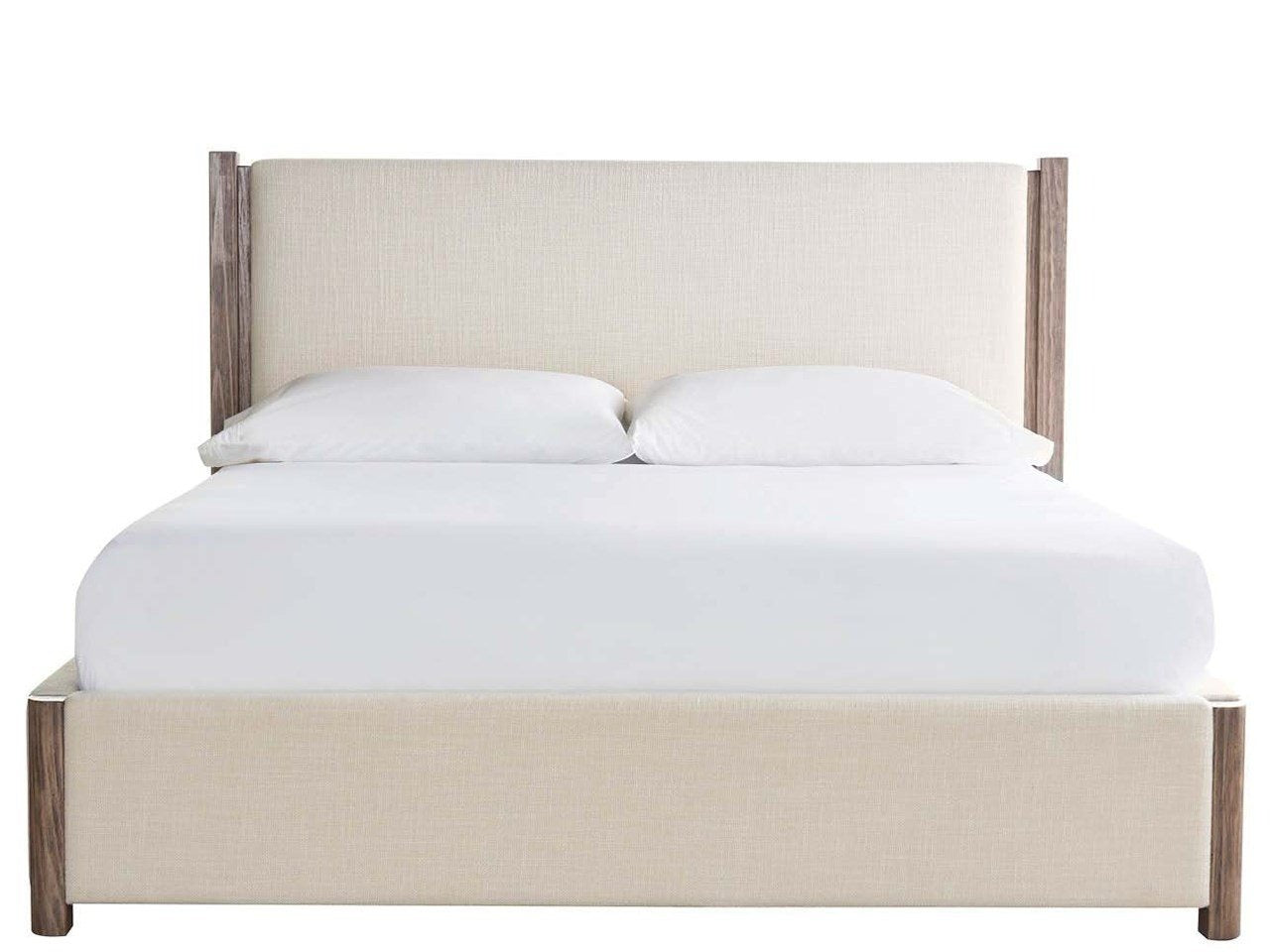 Dwell Latte Upholstered Bed King