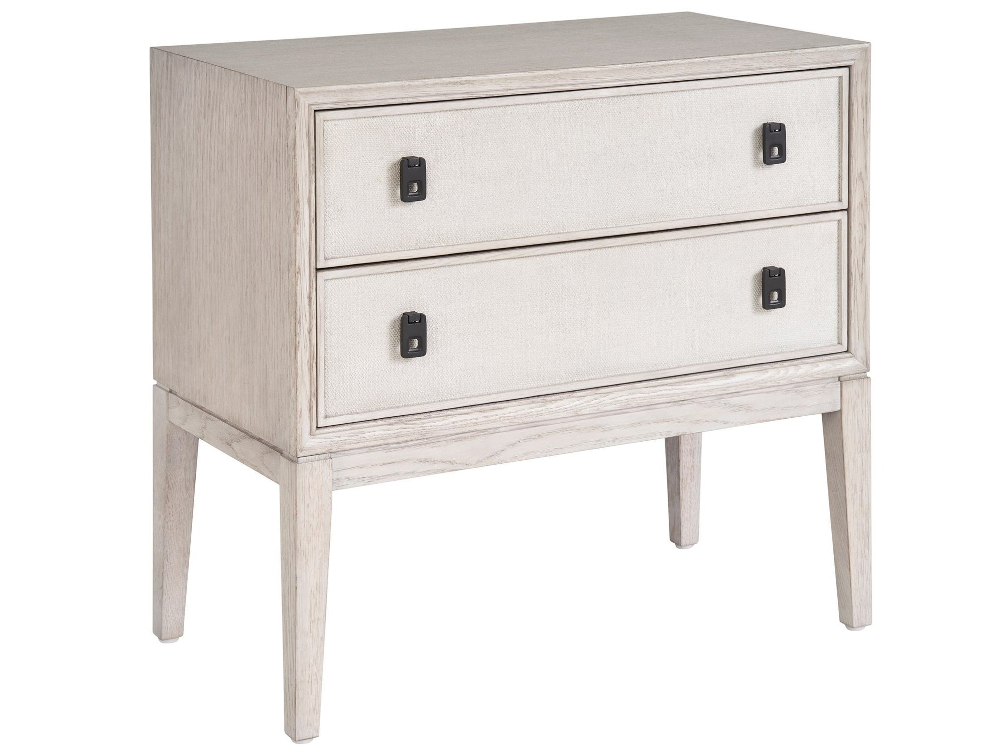 Fog &amp; Oak Two Drawer Nightstand 32&quot;