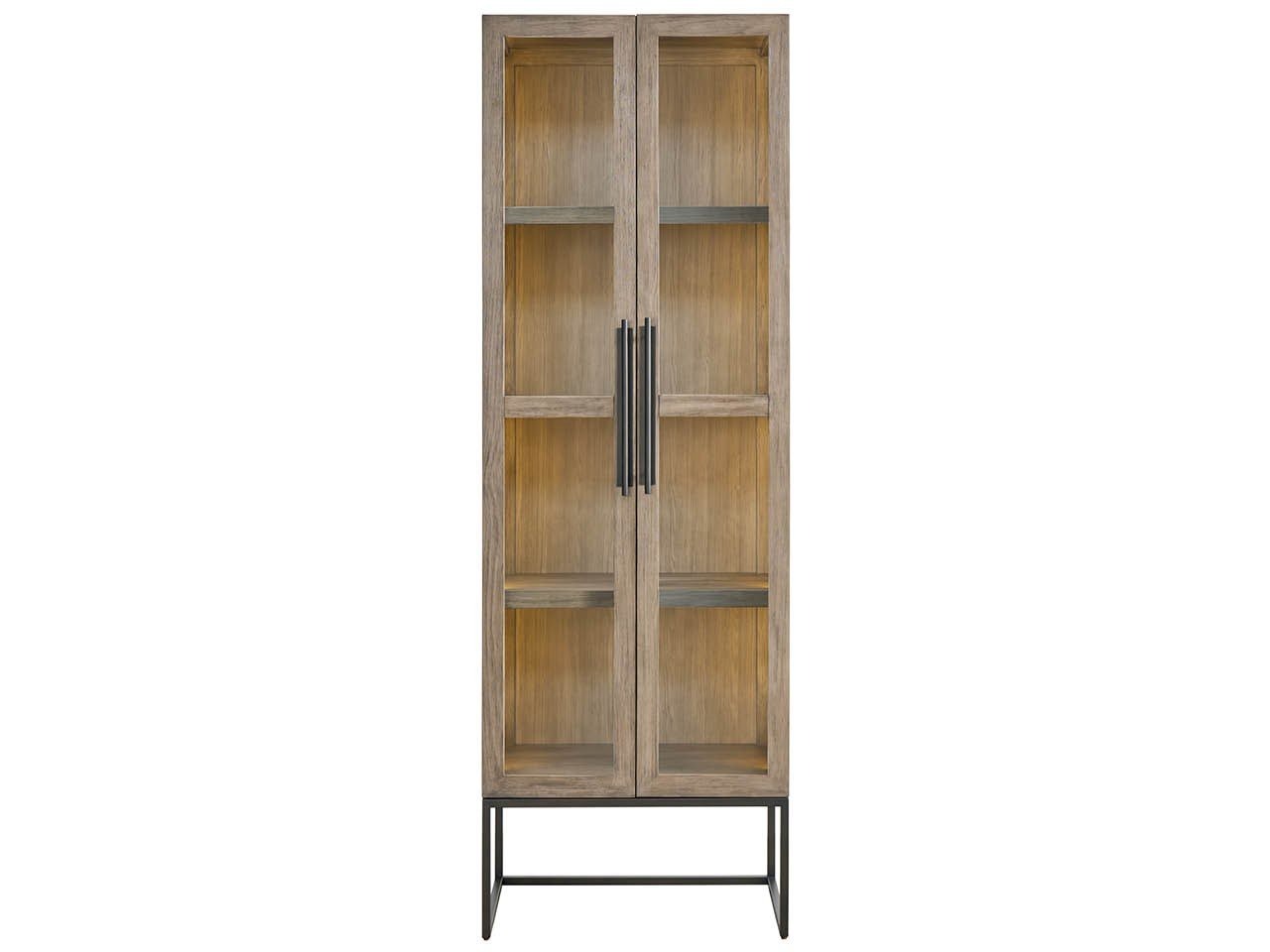 Dwell Latte 85&quot; Tall Glass Display Cabinet
