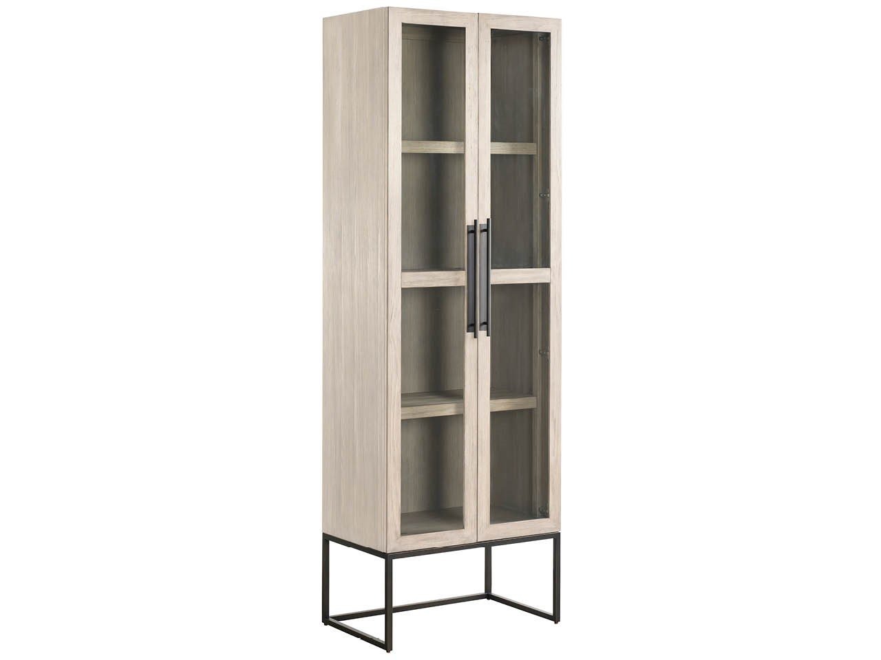 Dwell Glacier 85&quot; Tall Glass Display Cabinet