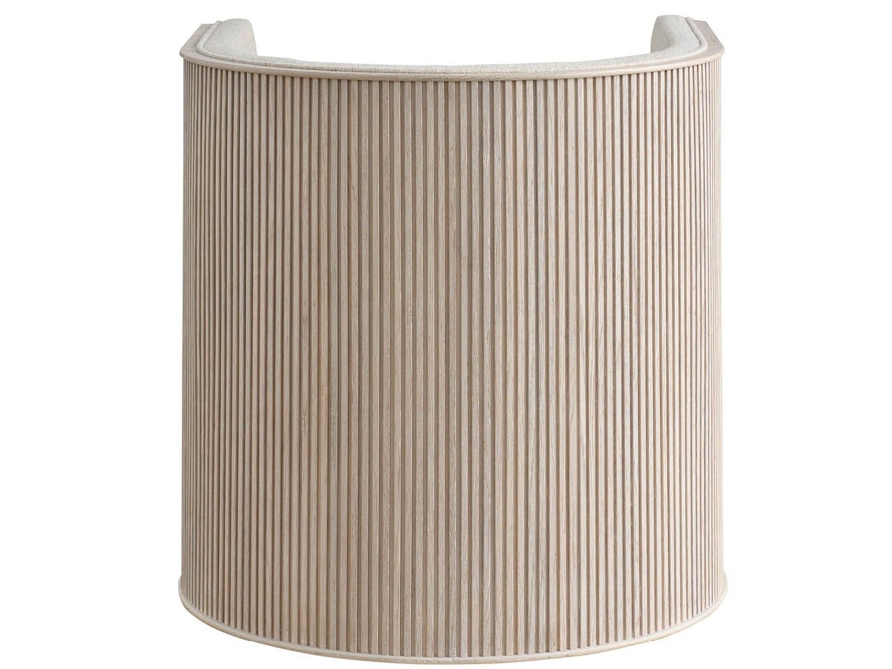 Tanner White Oak Swivel Club Chair