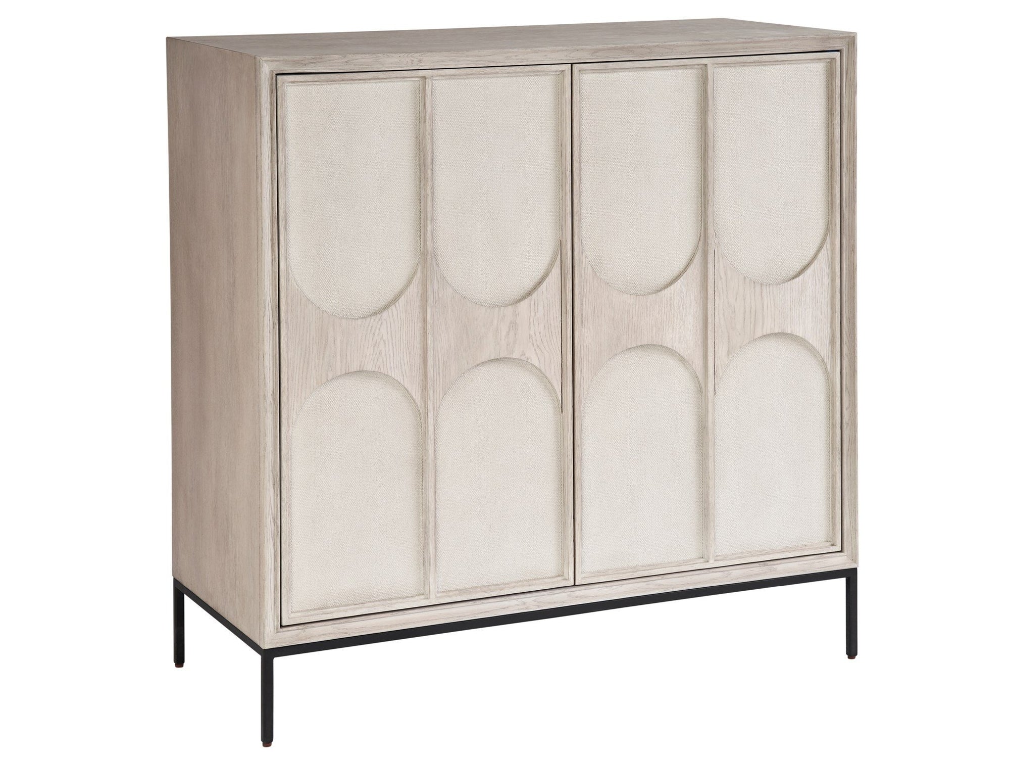 Fog &amp; Linen Bar Cabinet 2-Door 42&quot;