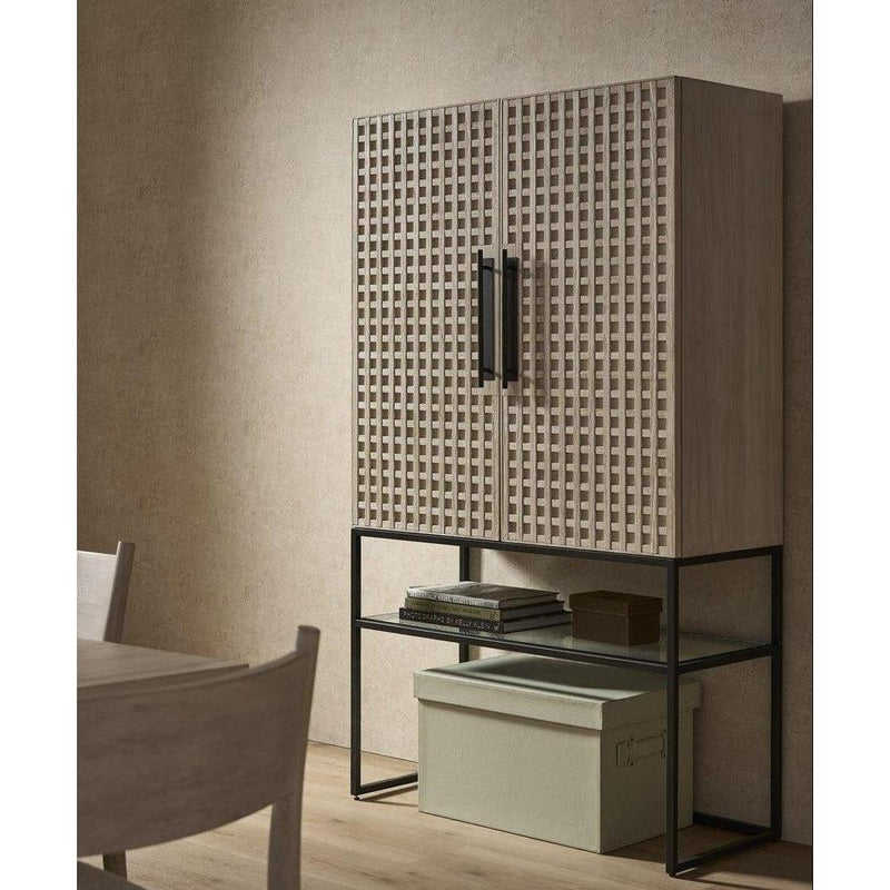 Dwell Glacier 72" Bar Cabinet