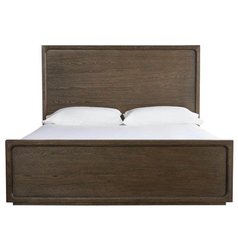 Modern Earth King Panel Bed