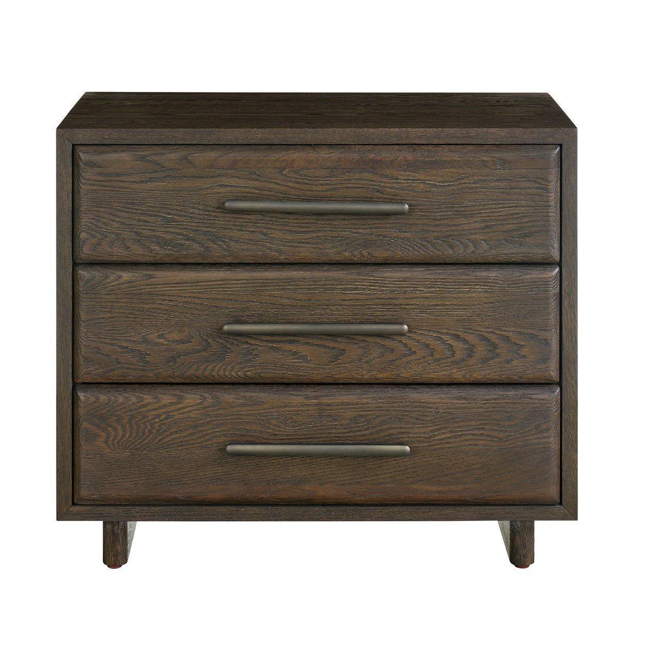 Modern Earth 3-Drawer Nightstand 34"