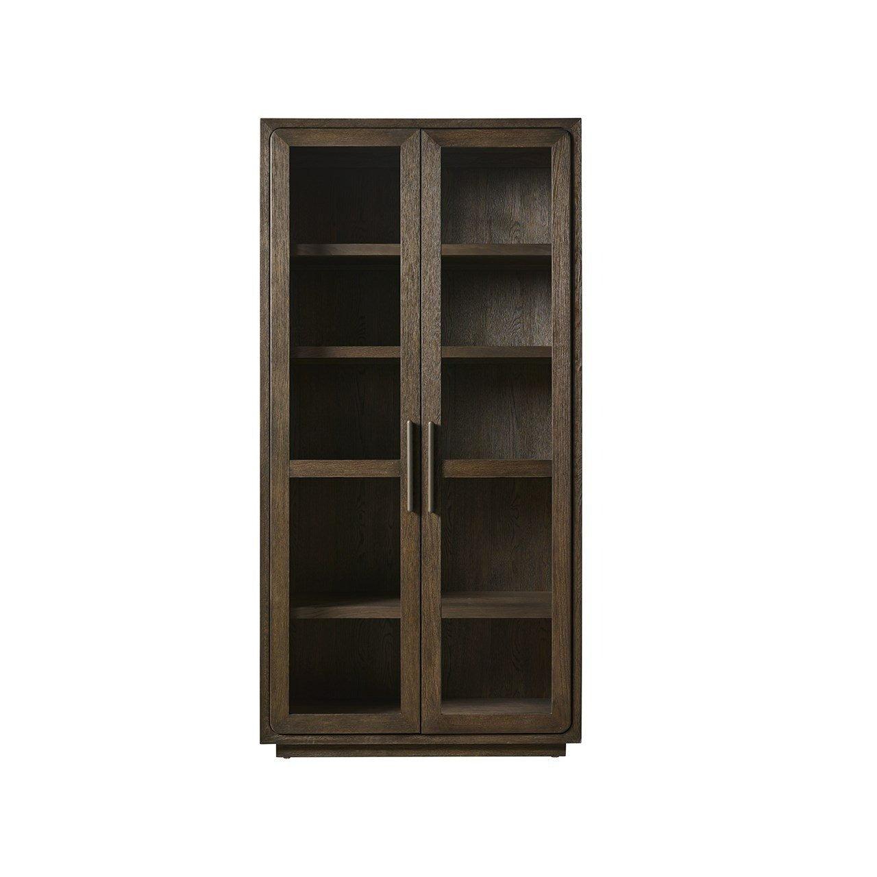 Modern Earth 84" Tall Glass Display Cabinet