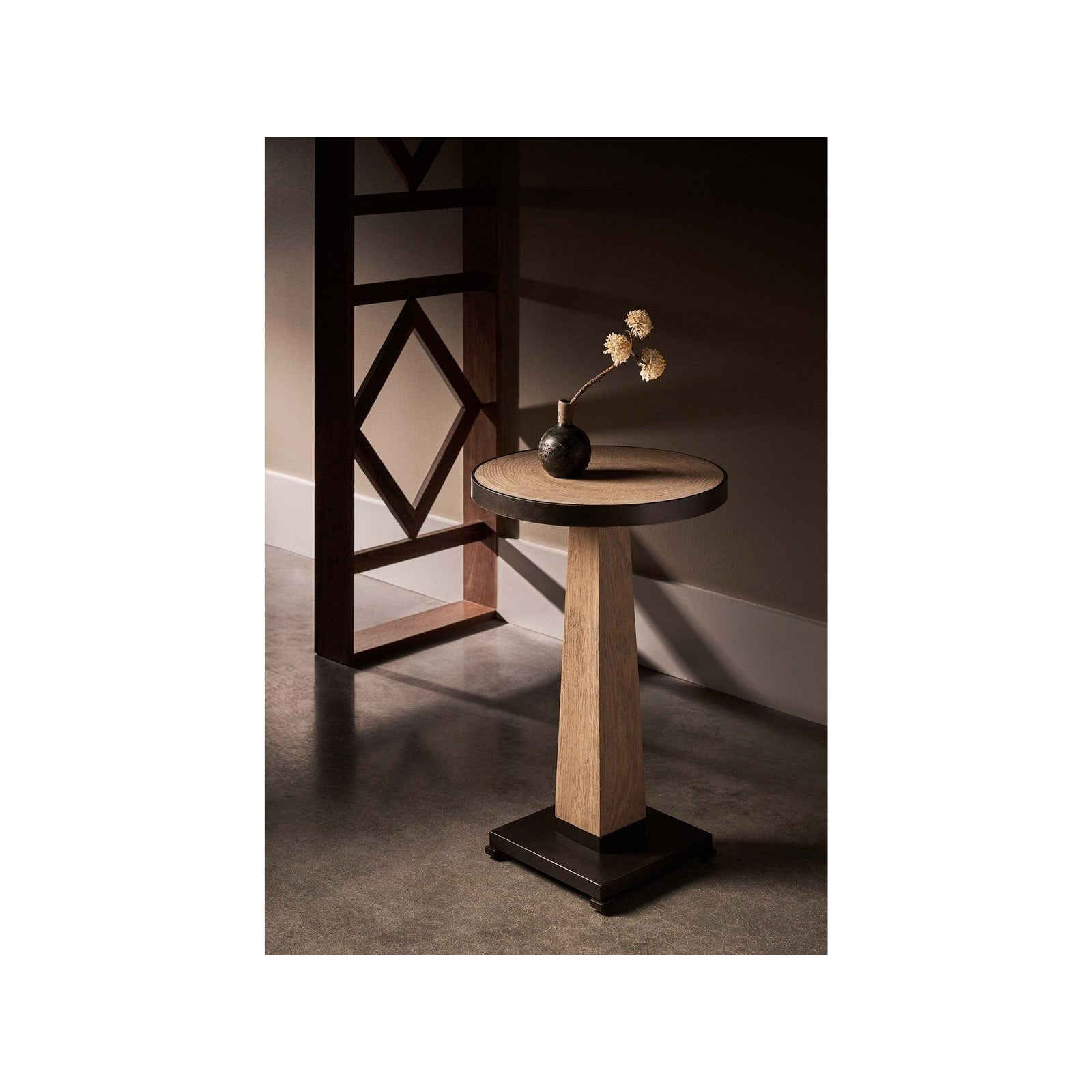 Canyon Light Brown Side Table 16"