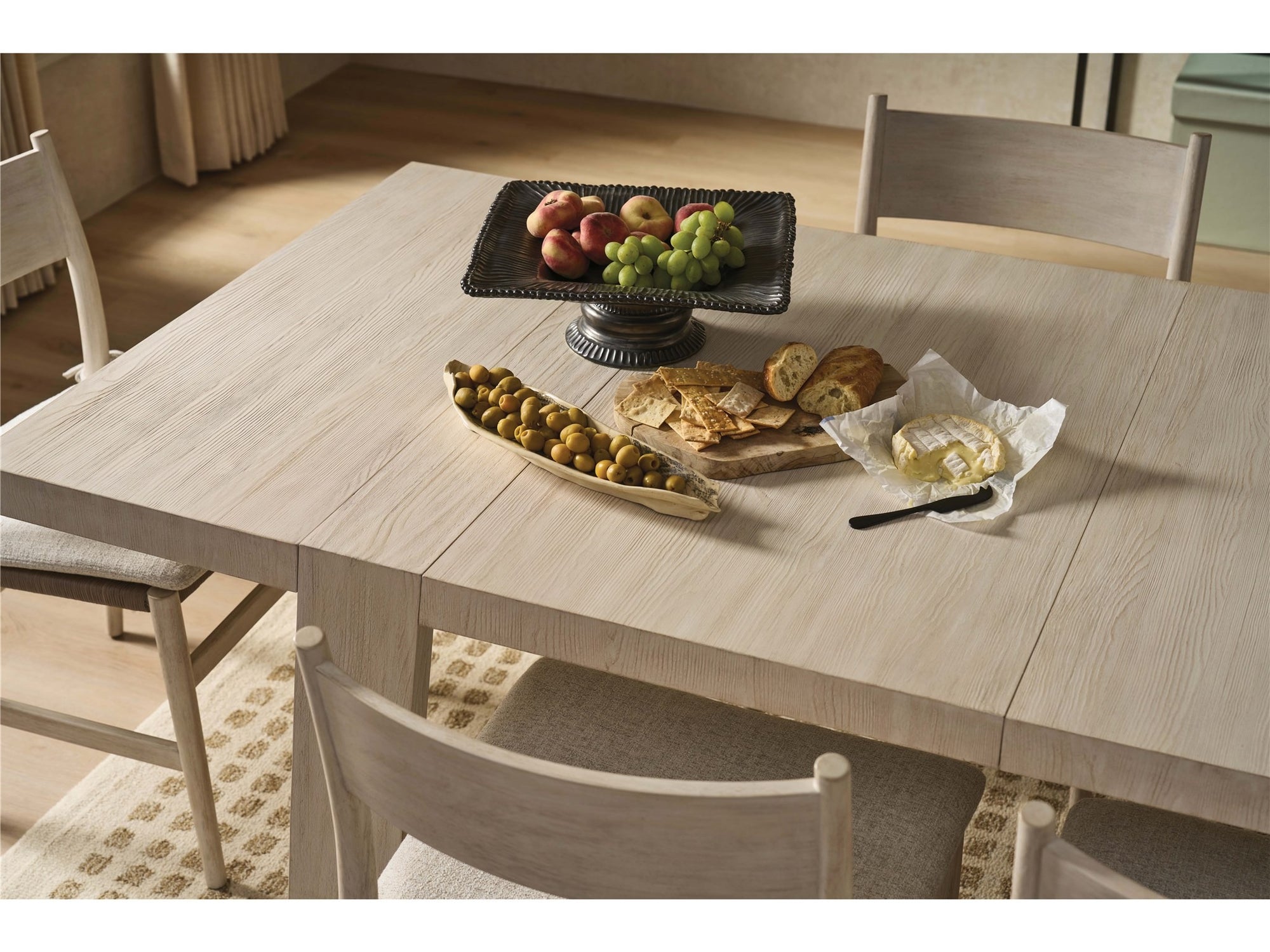 Dwell Glacier Dining Table Extendable 90&quot;-126&quot;