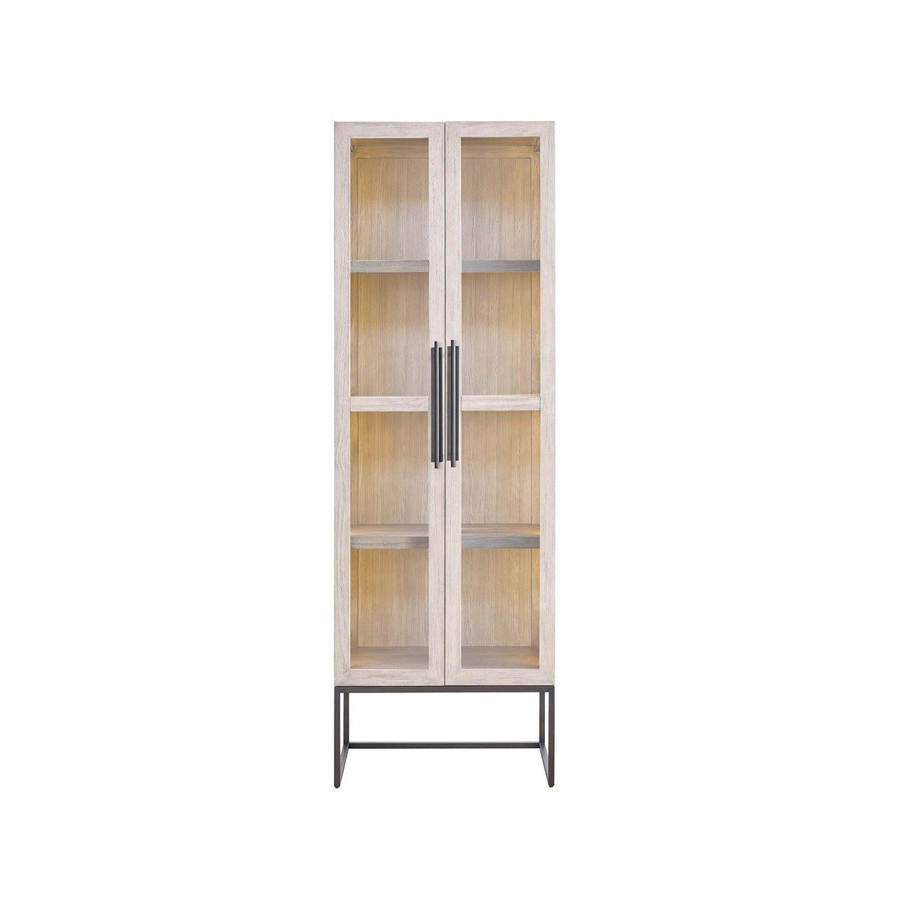 Dwell Glacier 85" Tall Glass Display Cabinet