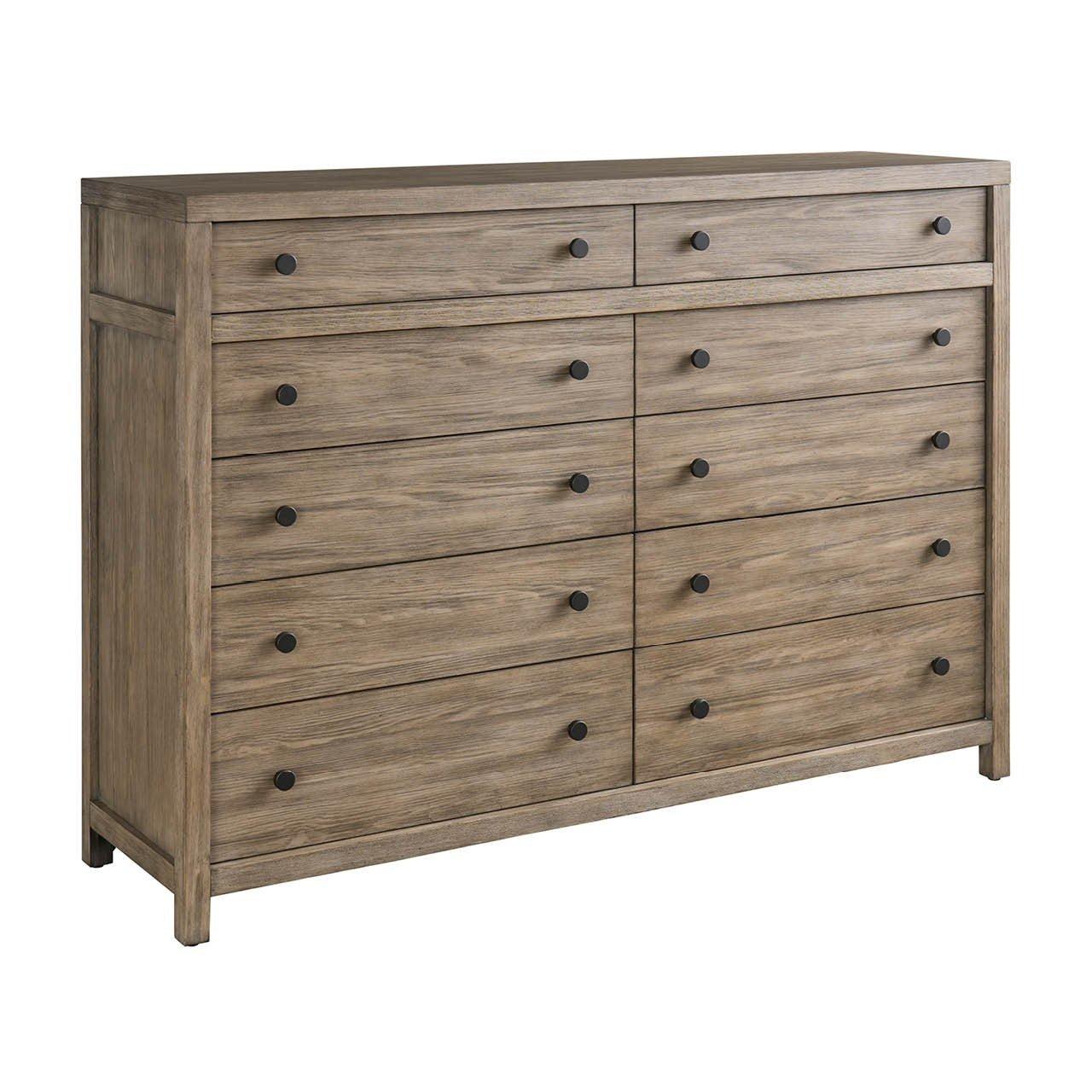 Dwell Latte 68" 6-Drawer Dresser