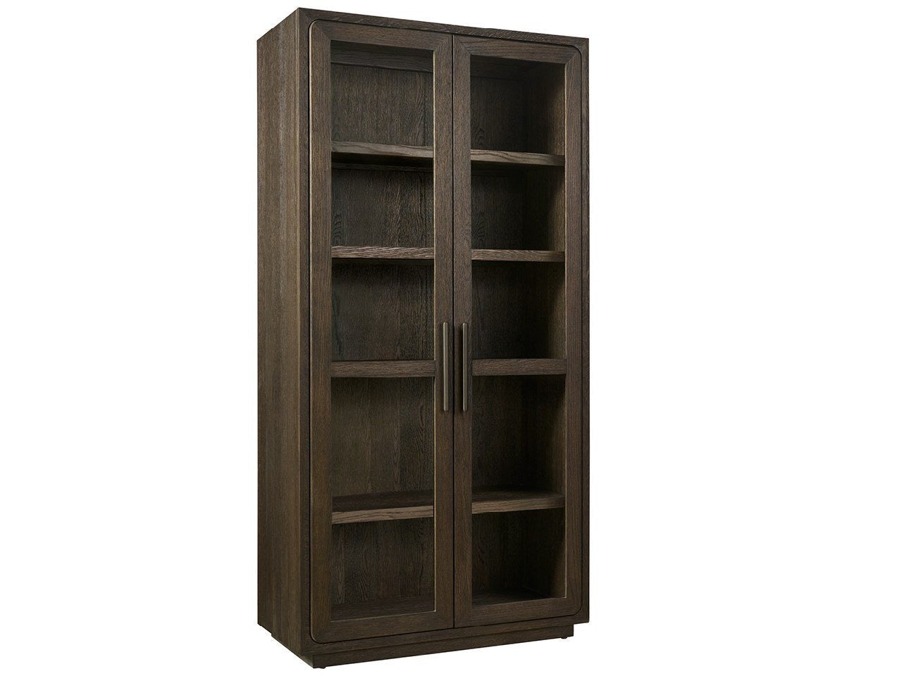 Modern Earth 84&quot; Tall Glass Display Cabinet