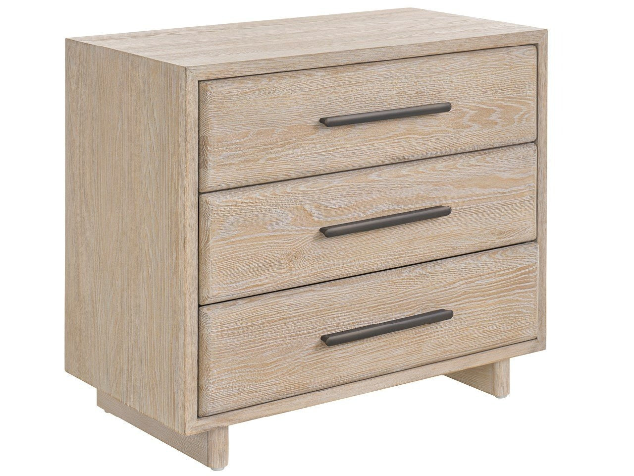Modern Sand 3-Drawer Nightstand 34&quot;