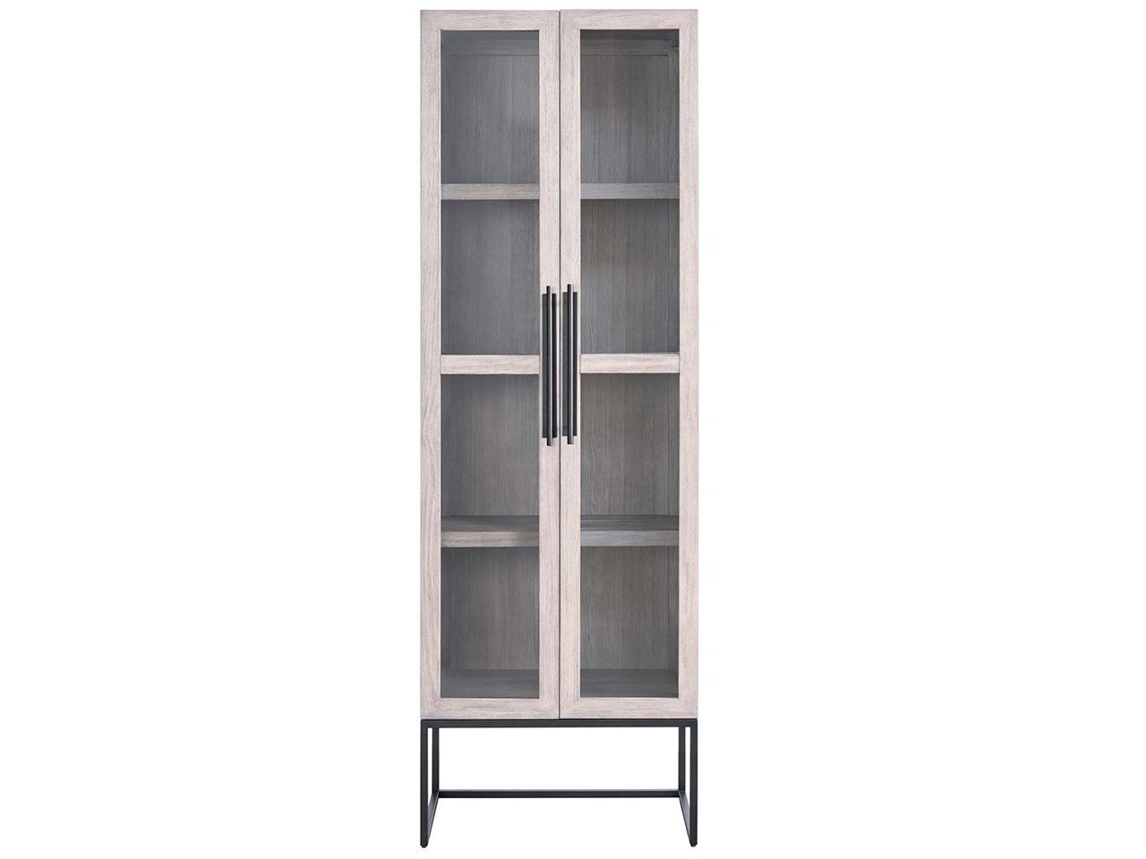 Dwell Glacier 85&quot; Tall Glass Display Cabinet