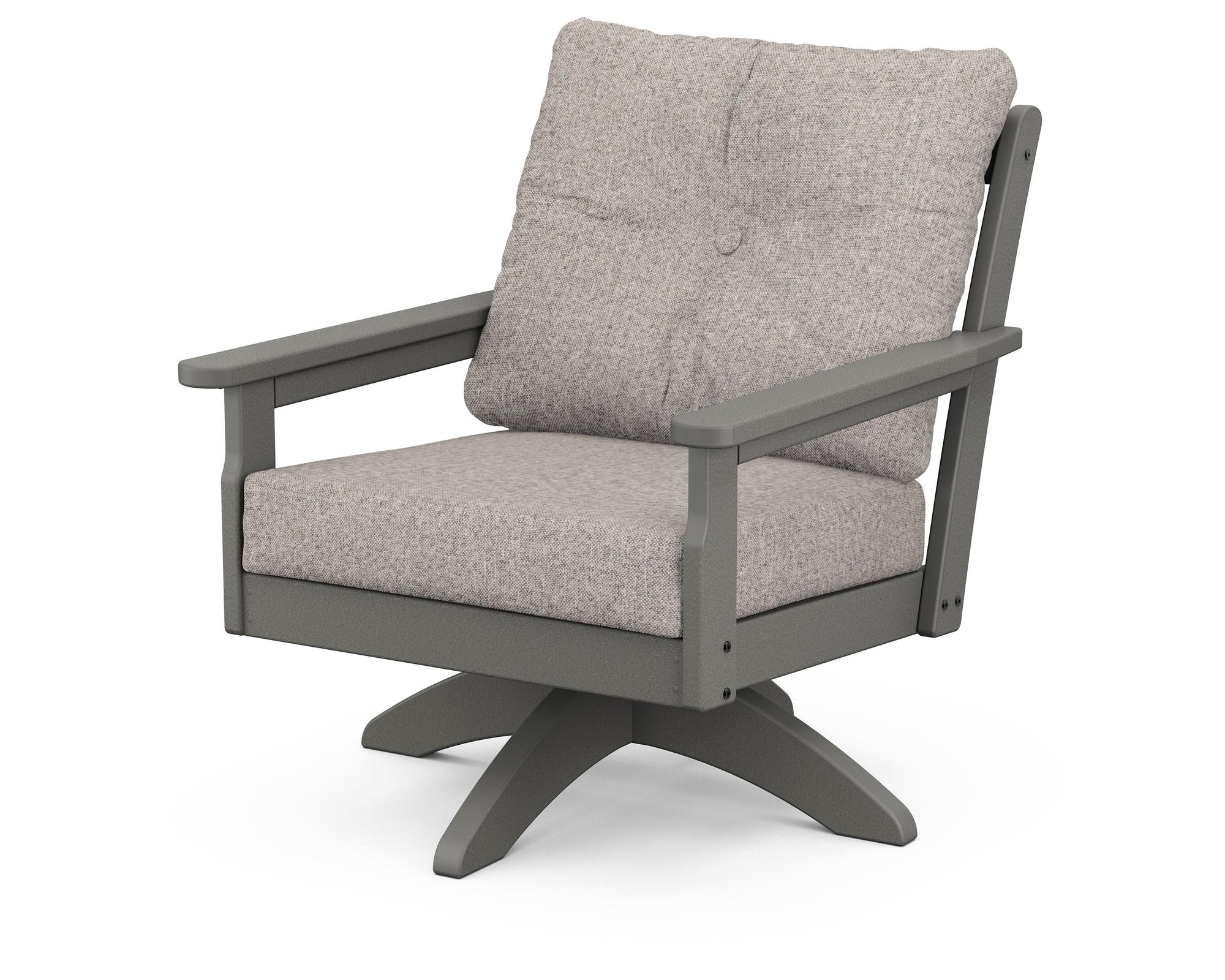 Polywood Vineyard Deep Seating Swivel Chair