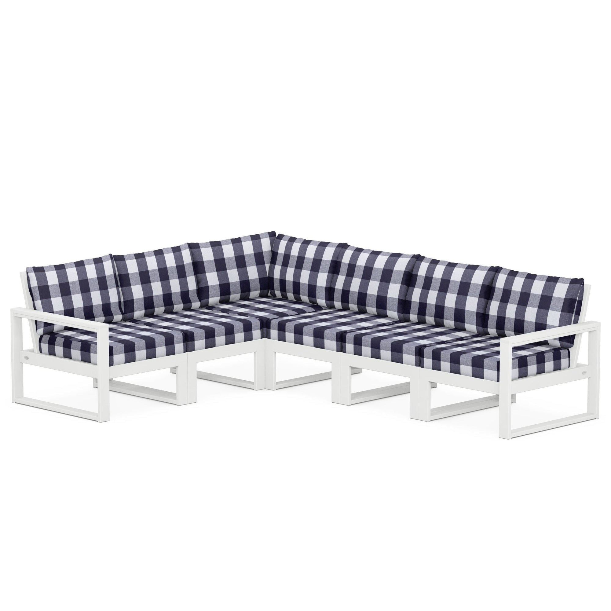 Polywood EDGE 6-Piece Modular Deep Seating Set