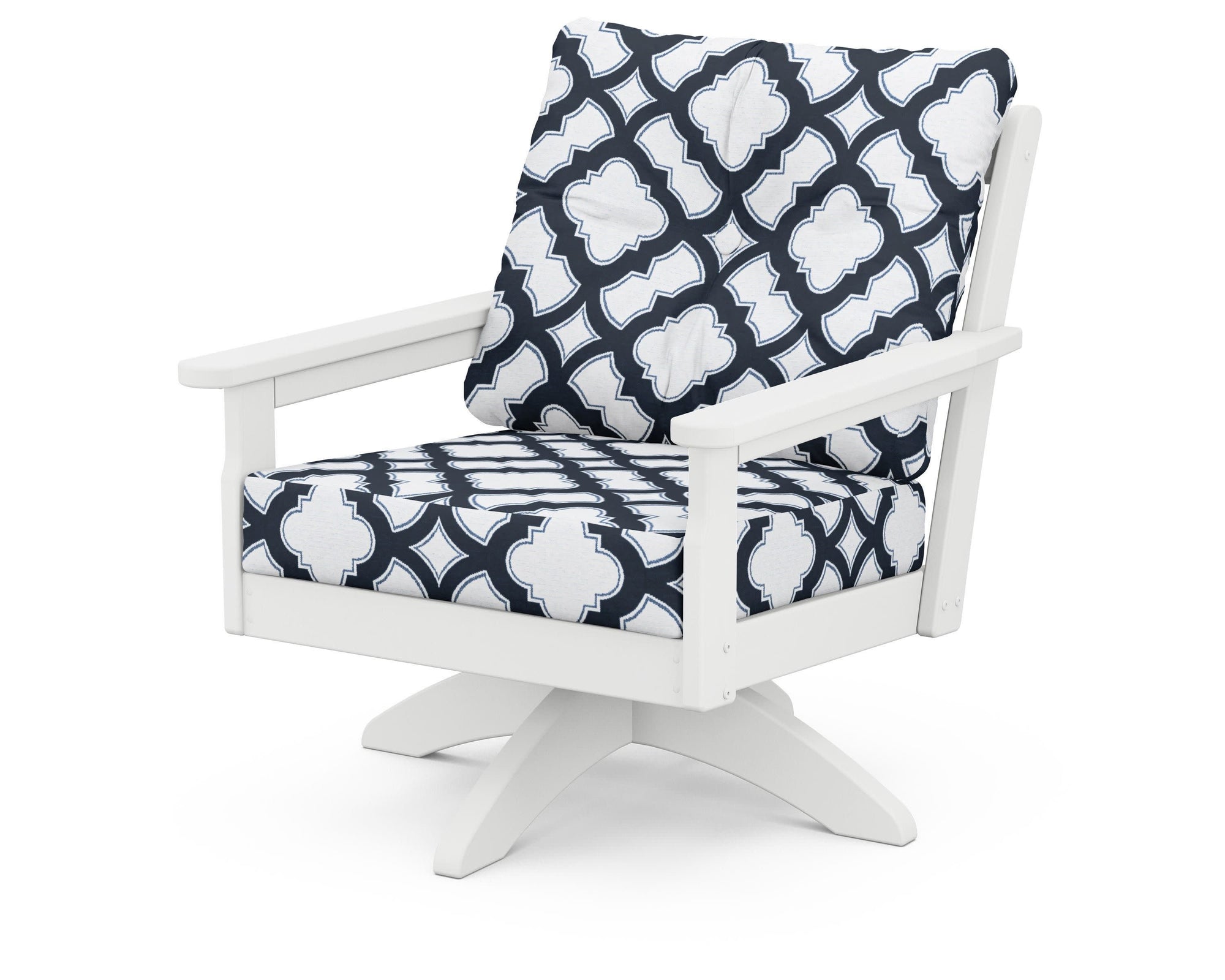 Polywood Vineyard Deep Seating Swivel Chair