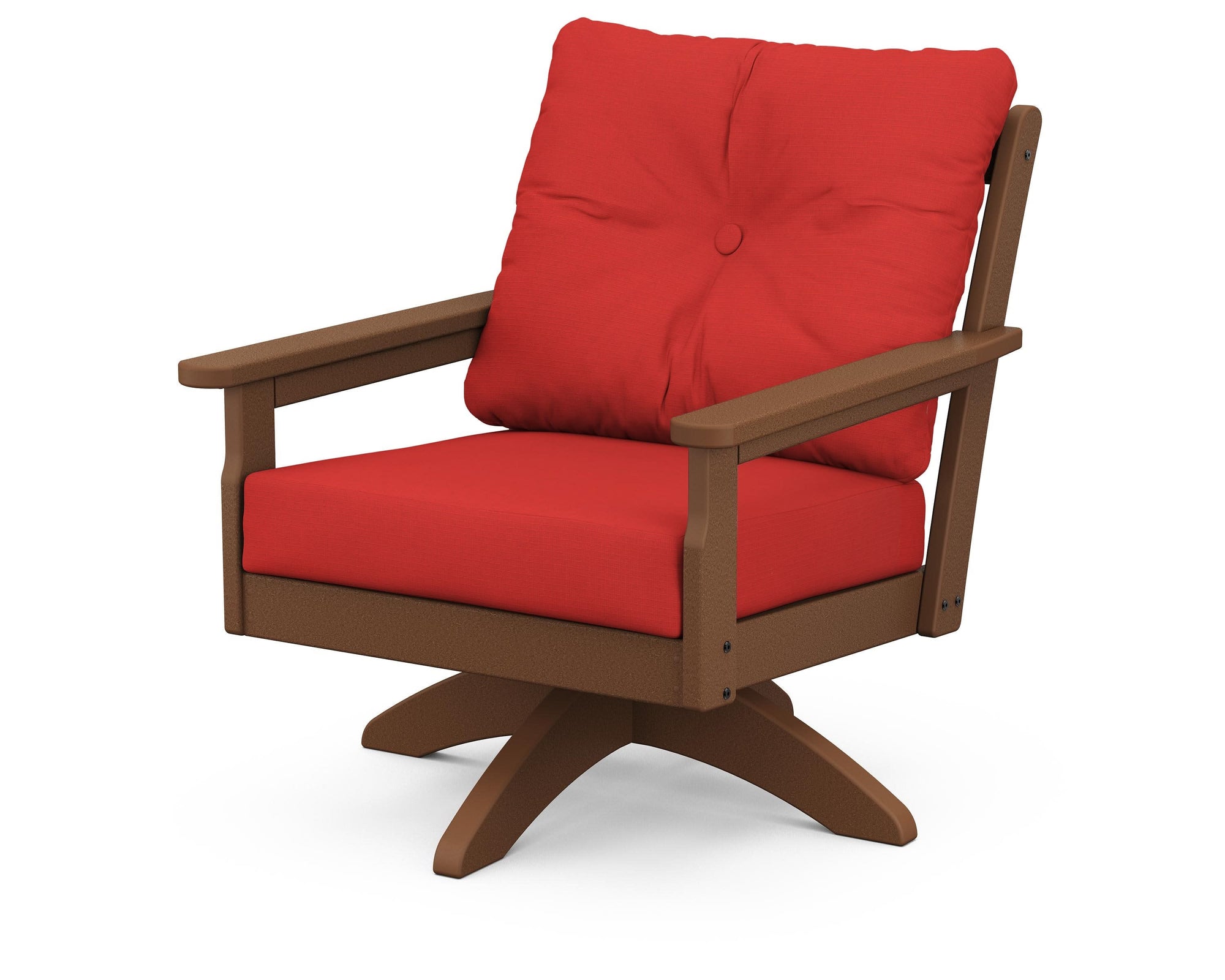 Polywood Vineyard Deep Seating Swivel Chair