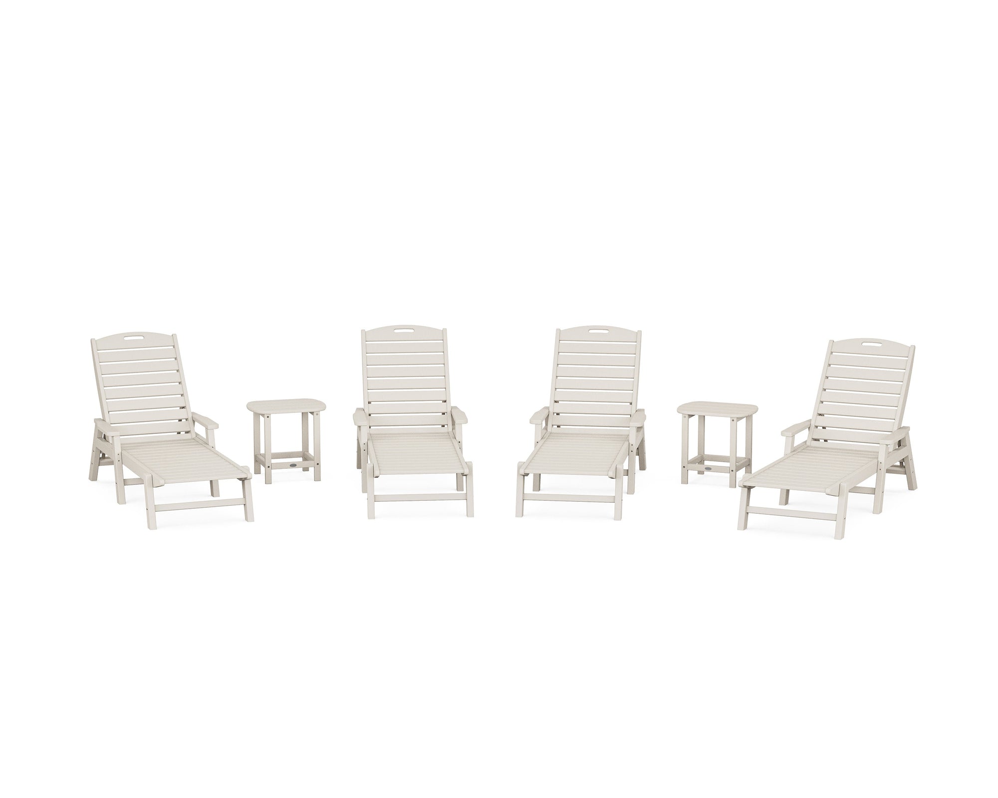 Nautical Chaise 6-Piece Set with Arms