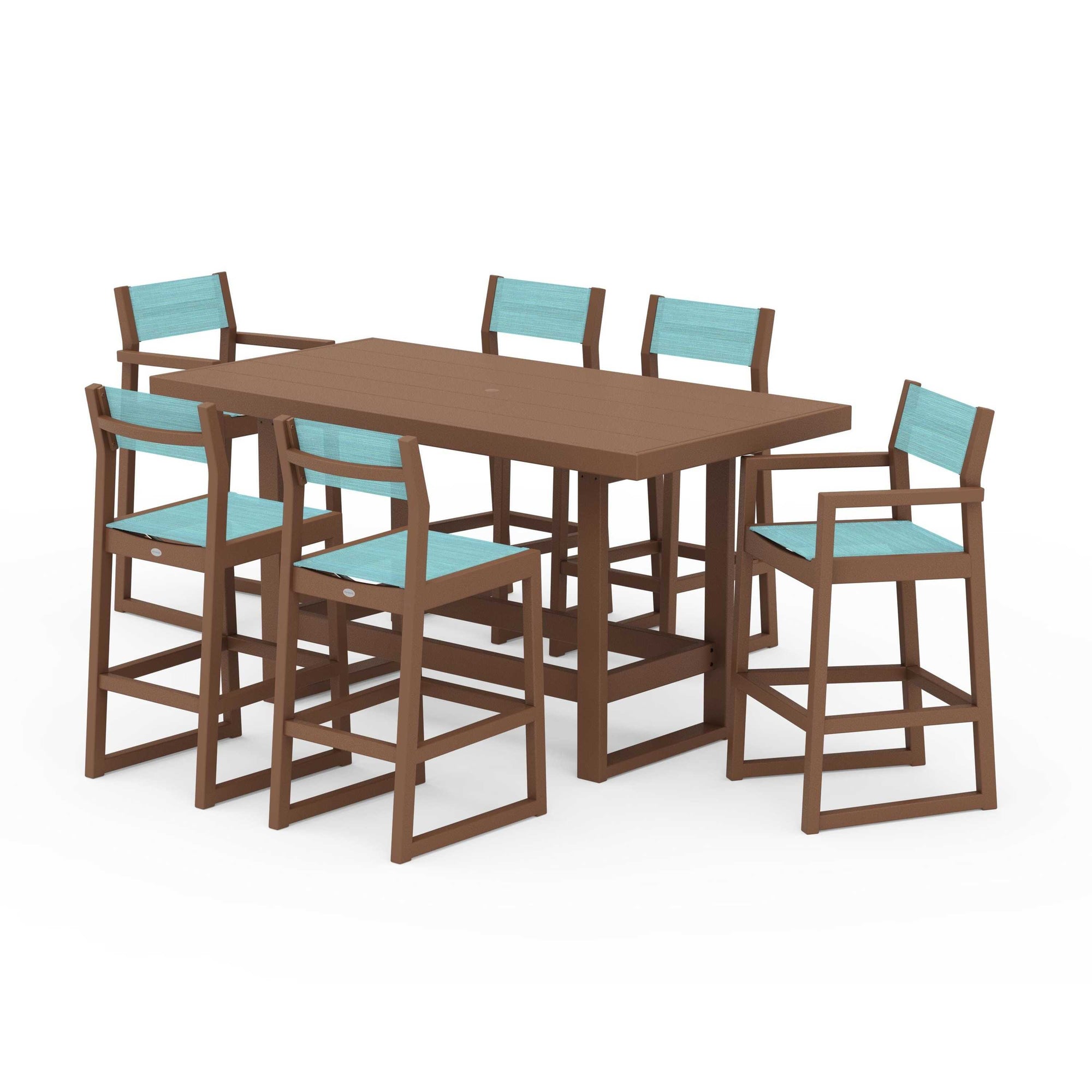 EDGE Sling 7-Piece Bar Table Set