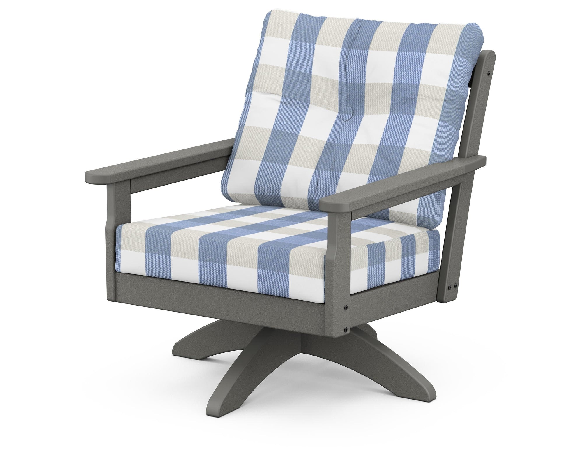 Polywood Vineyard Deep Seating Swivel Chair