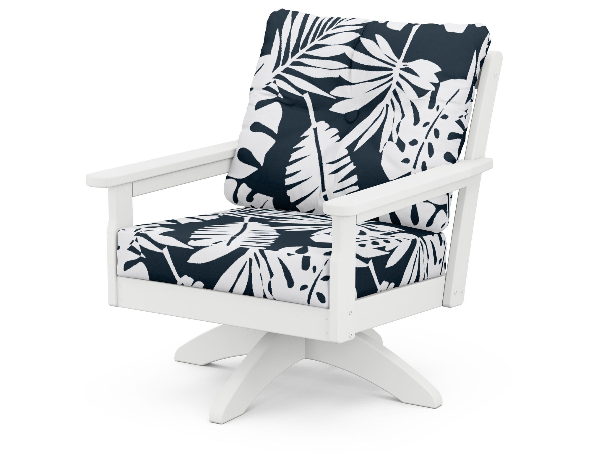 Polywood Vineyard Deep Seating Swivel Chair