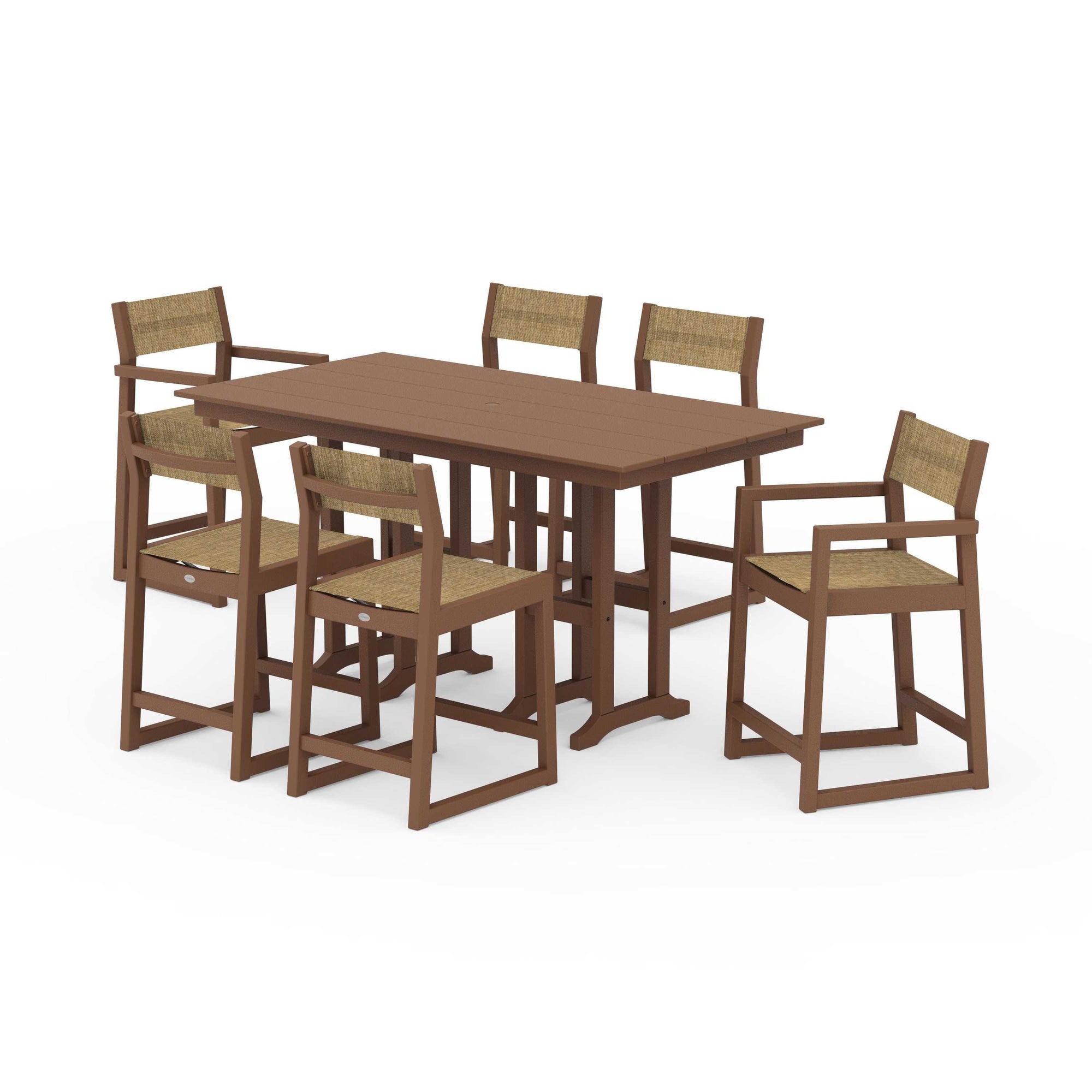 EDGE Sling 7-Piece Farmhouse Counter Set