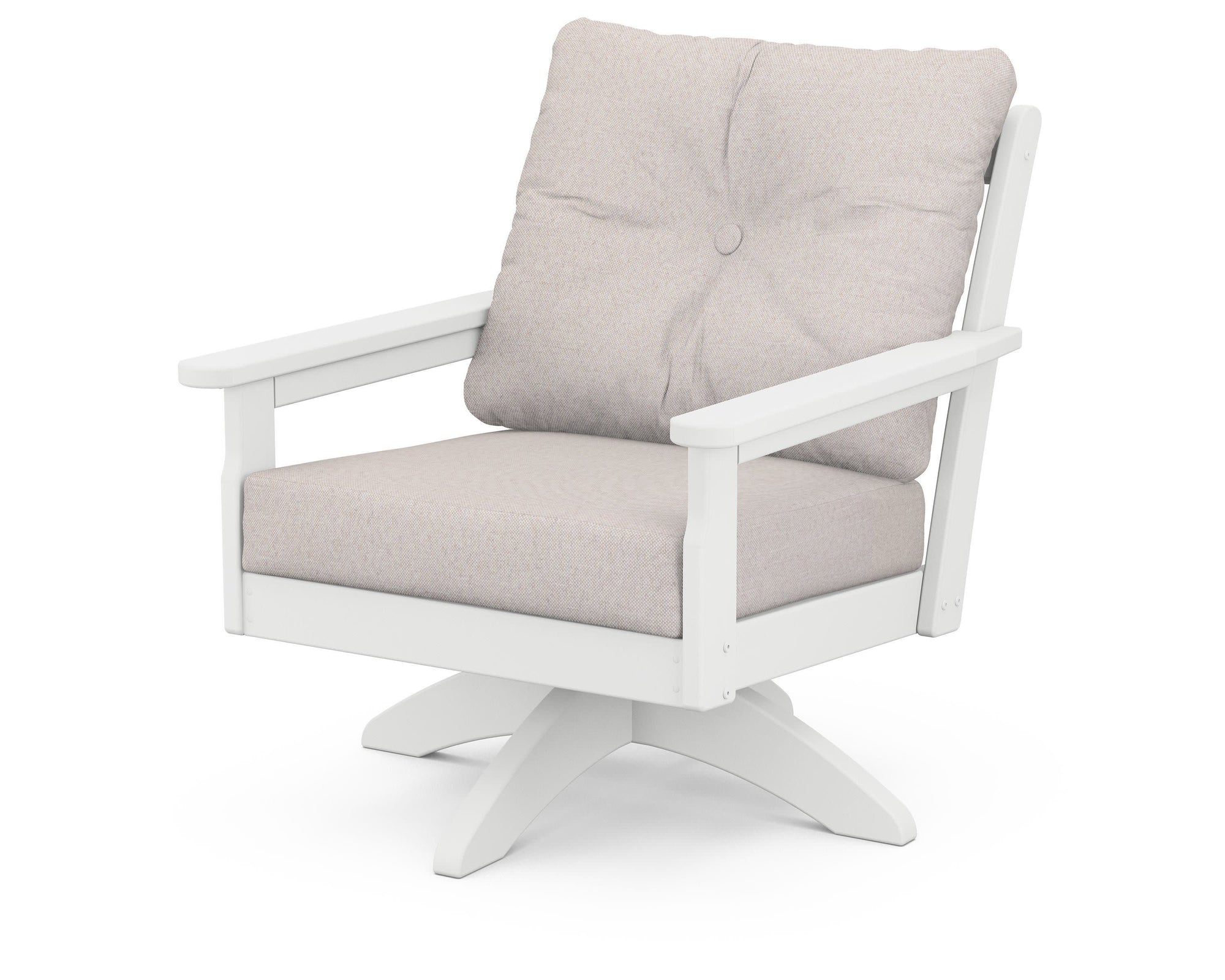 Polywood Vineyard Deep Seating Swivel Chair