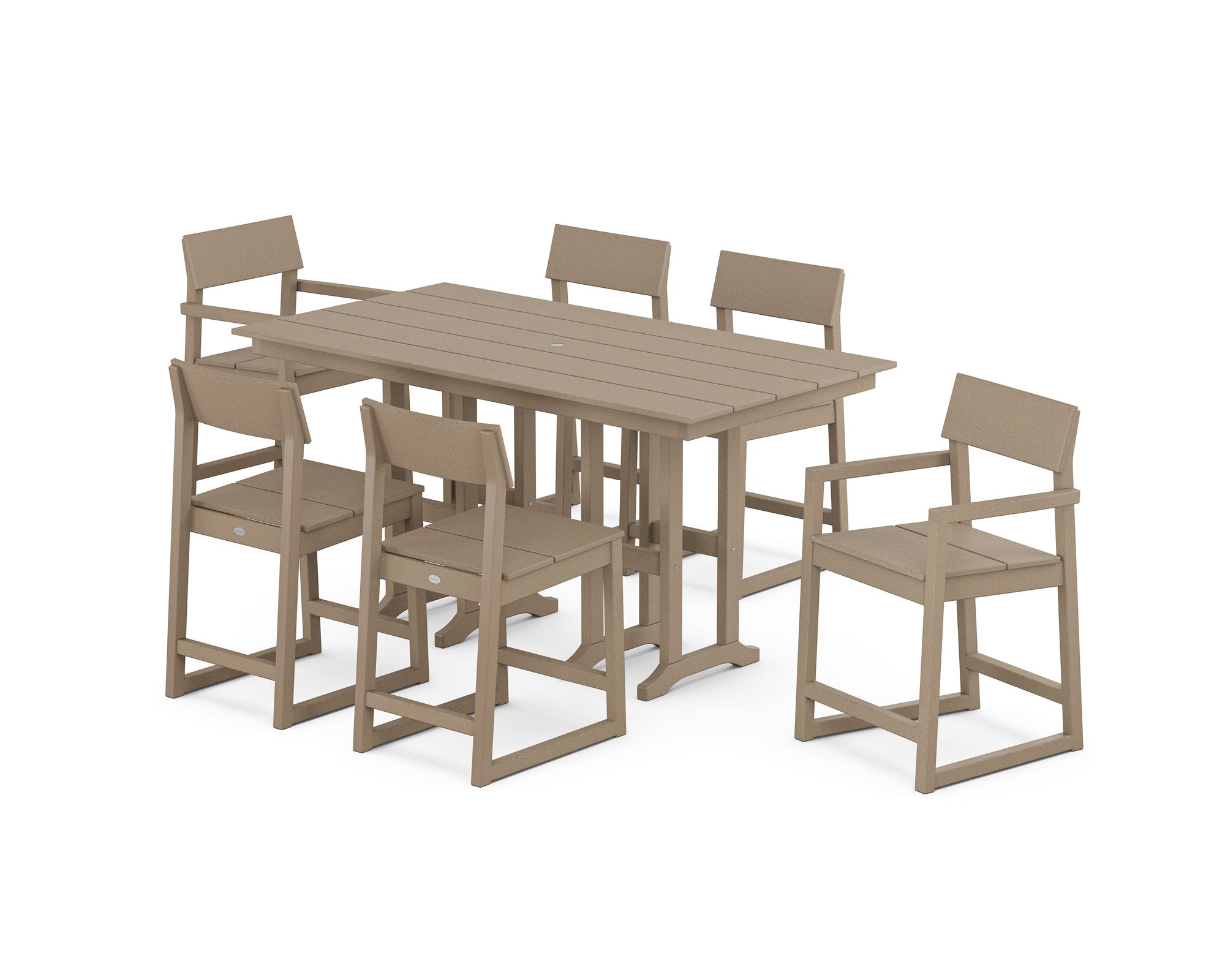 EDGE 7-Piece Farmhouse Counter Set