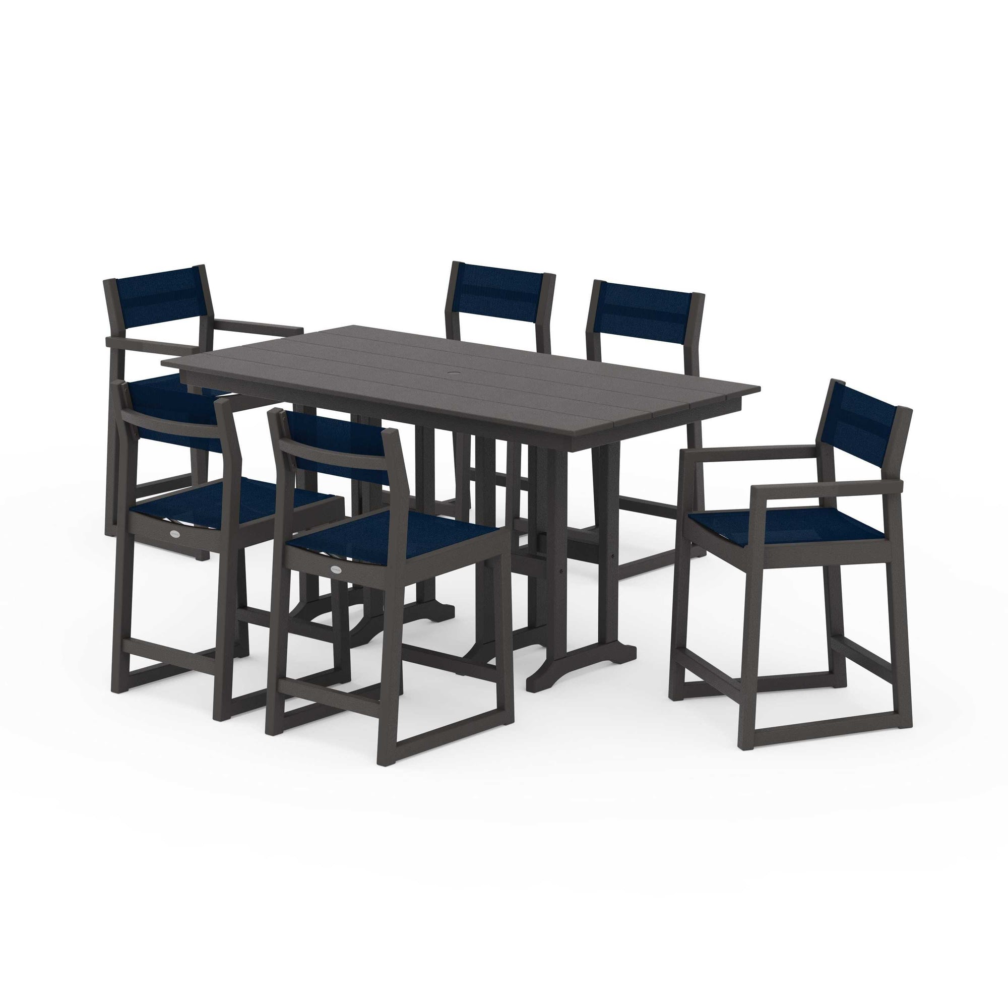 EDGE Sling 7-Piece Farmhouse Counter Set