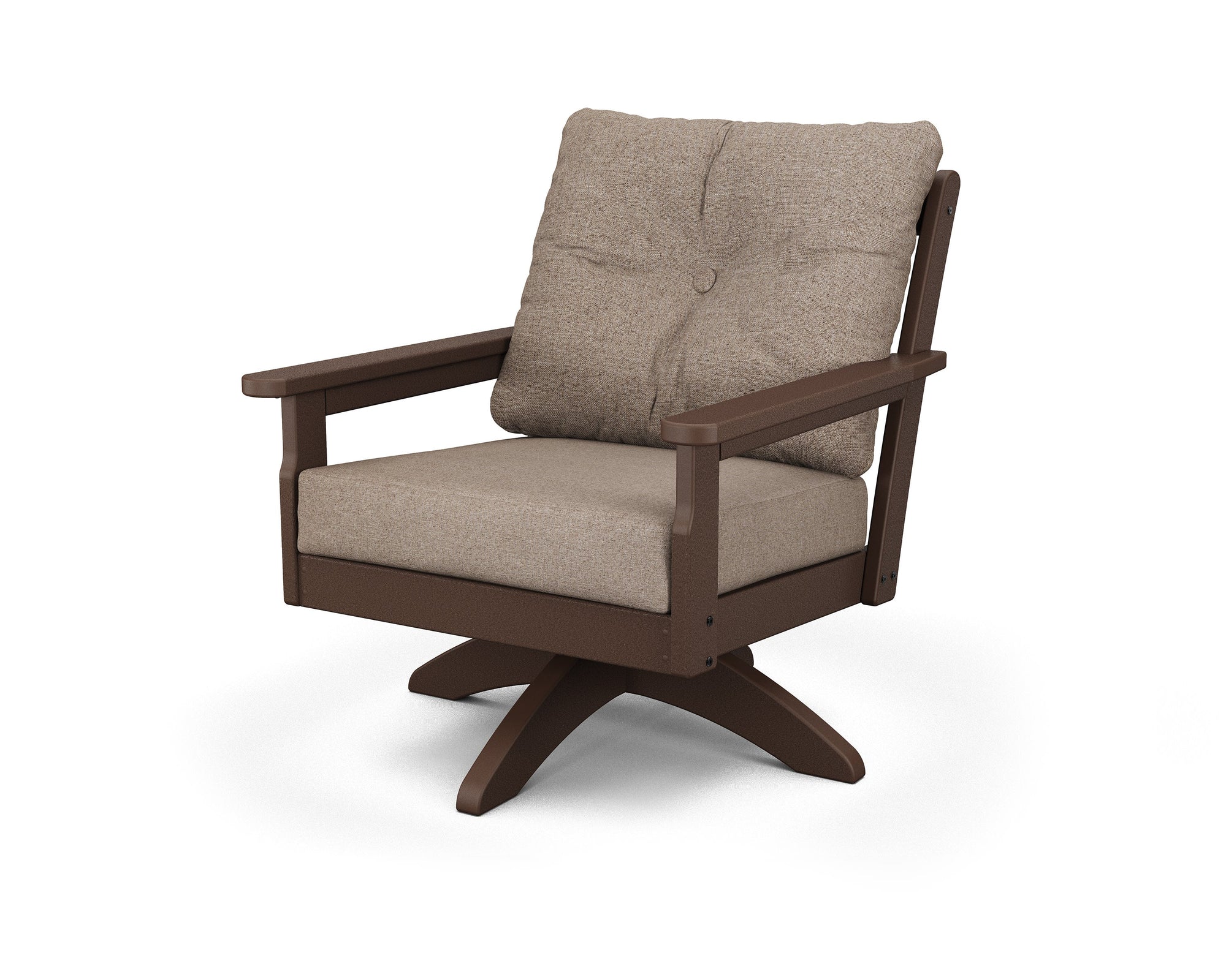Polywood Vineyard Deep Seating Swivel Chair
