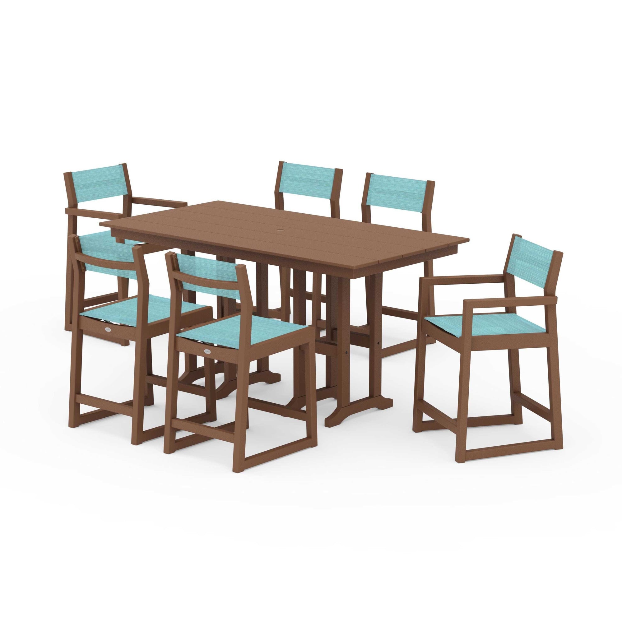 EDGE Sling 7-Piece Farmhouse Counter Set